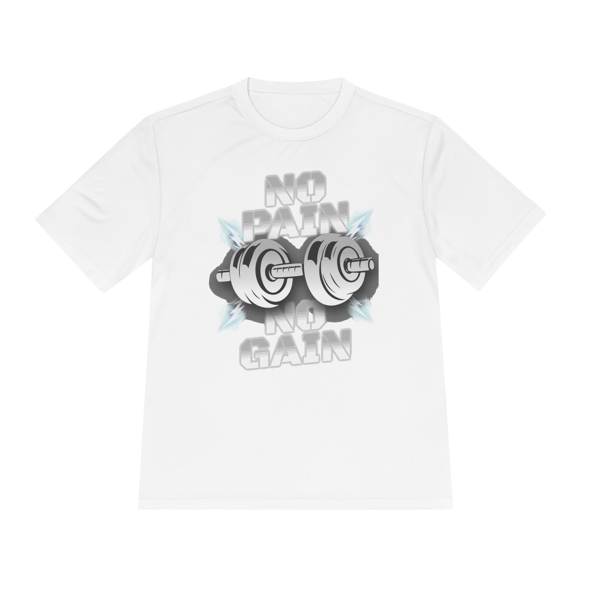 NO PAIN NO GAIN Unisex Moisture Wicking Tee