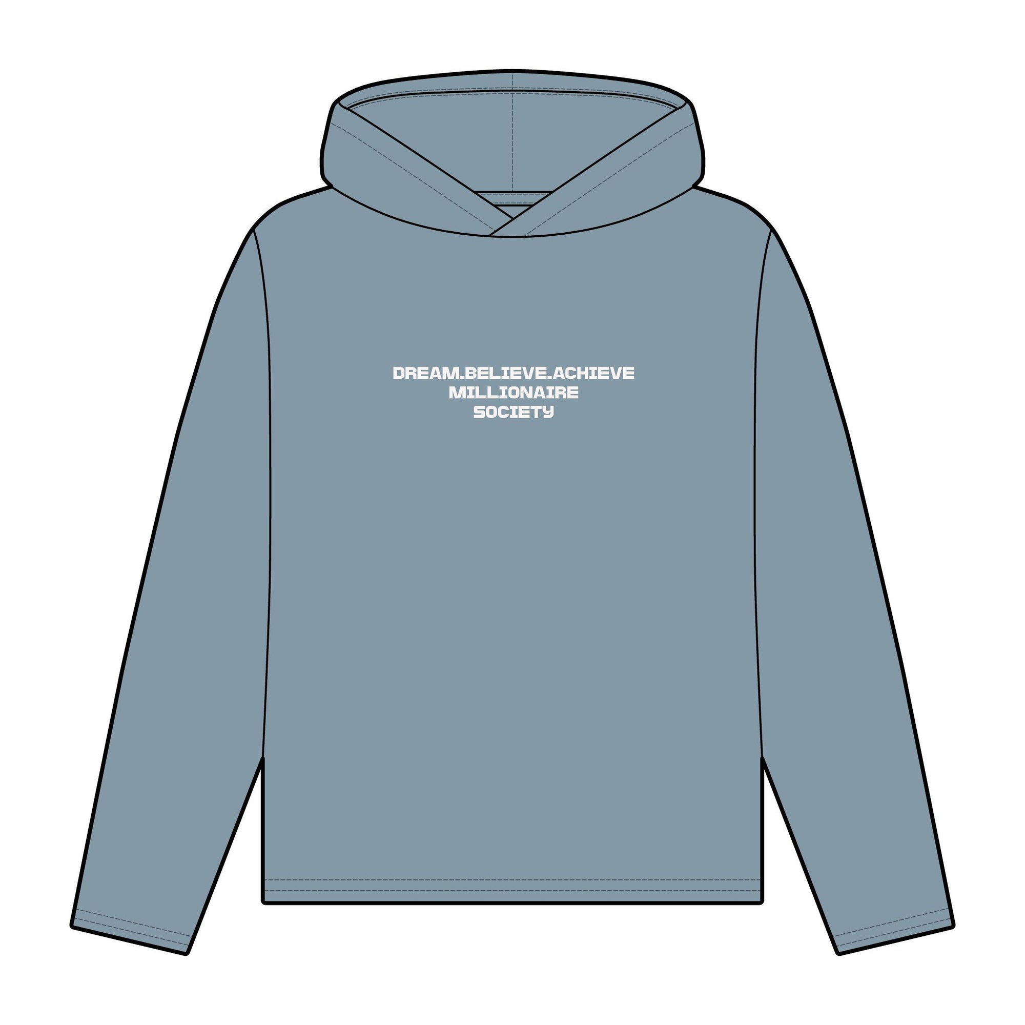 Dream Believe Achieve Women's Organic Relaxed Fit Hoodie