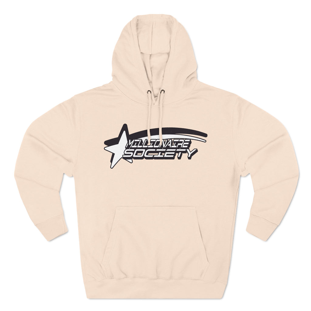 MILLIONAIRE Three-Panel Fleece Hoodie
