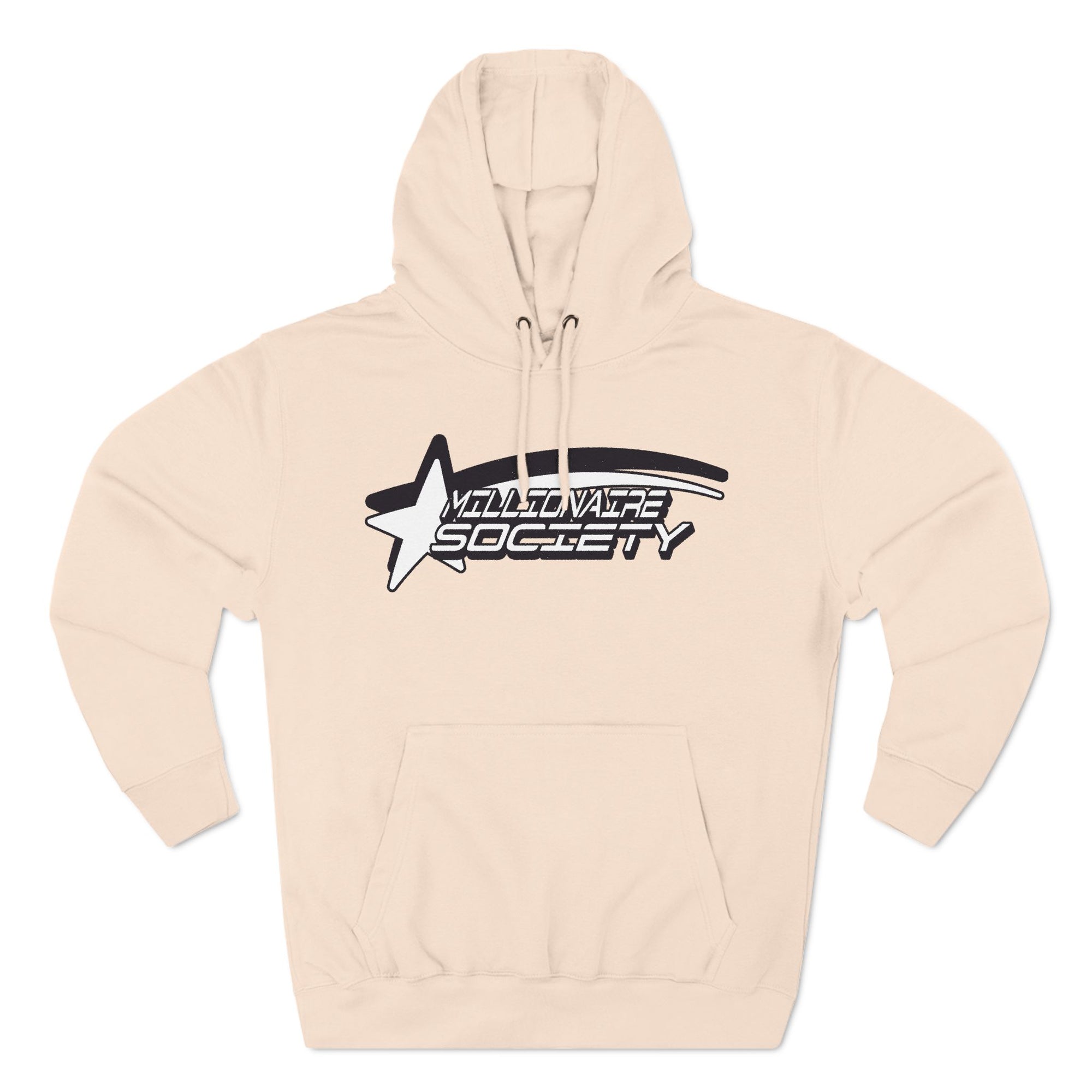 MILLIONAIRE Three-Panel Fleece Hoodie