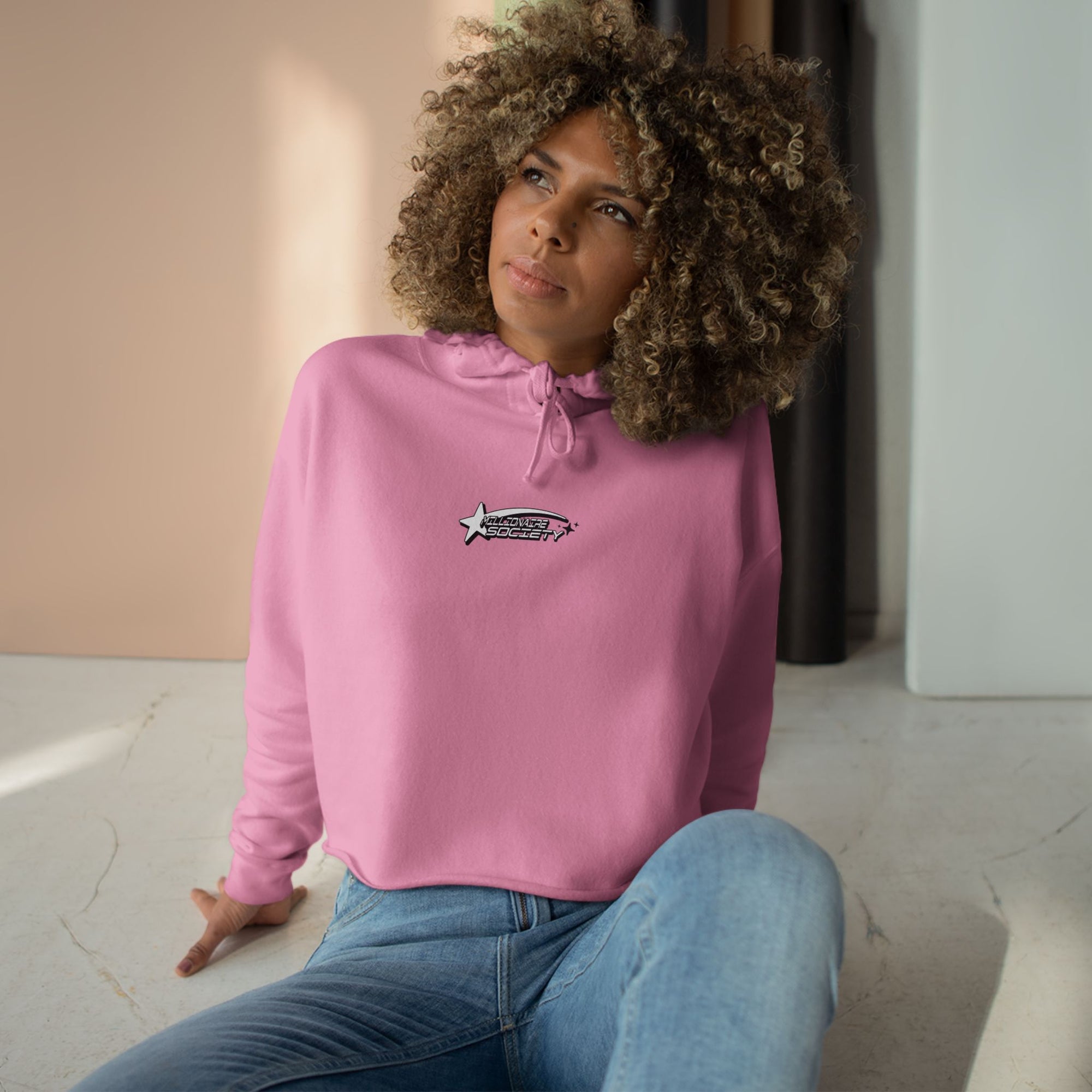 CHASING DREAMS Crop Hoodie
