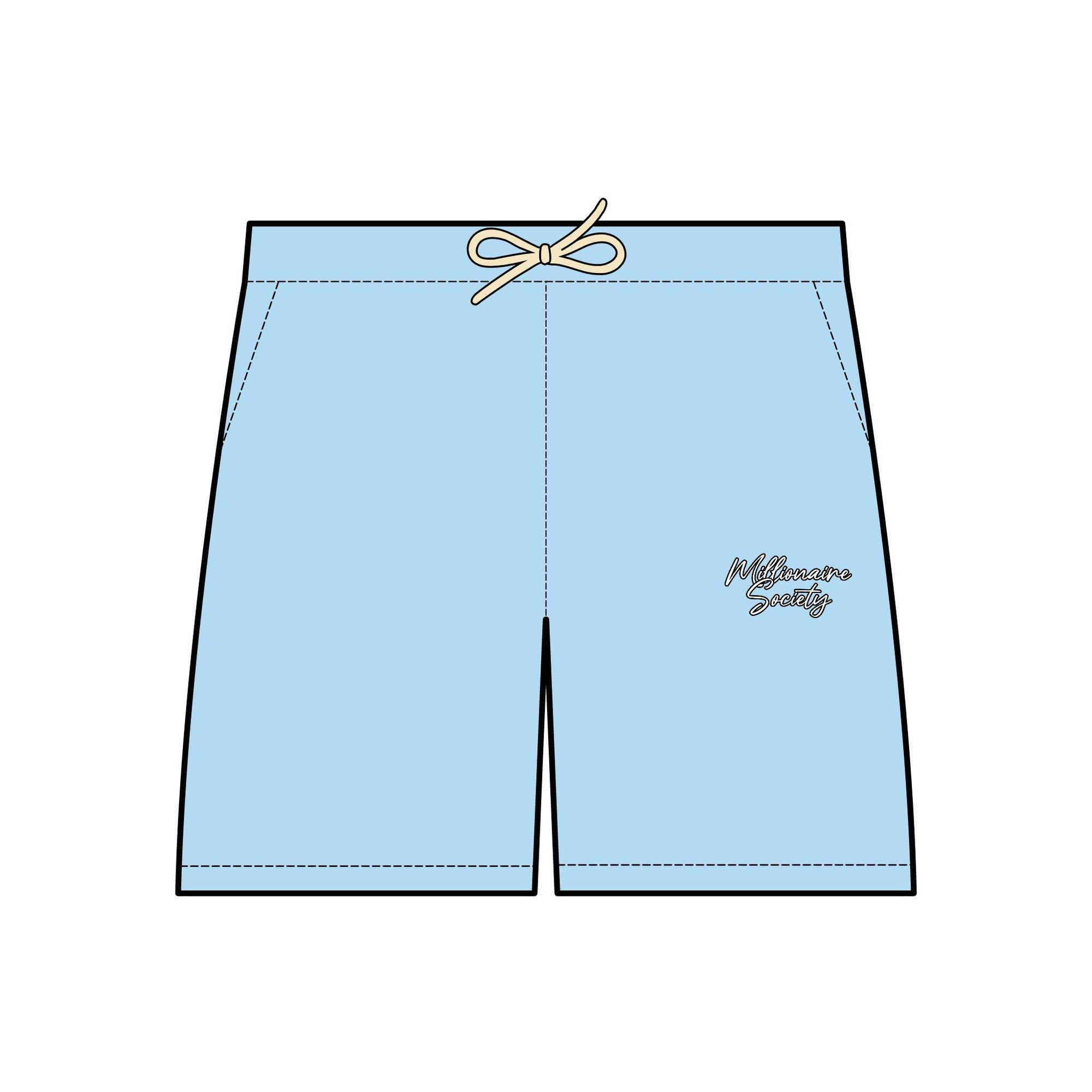 MILLIONAIRE Lightweight Fleece Sweat Shorts