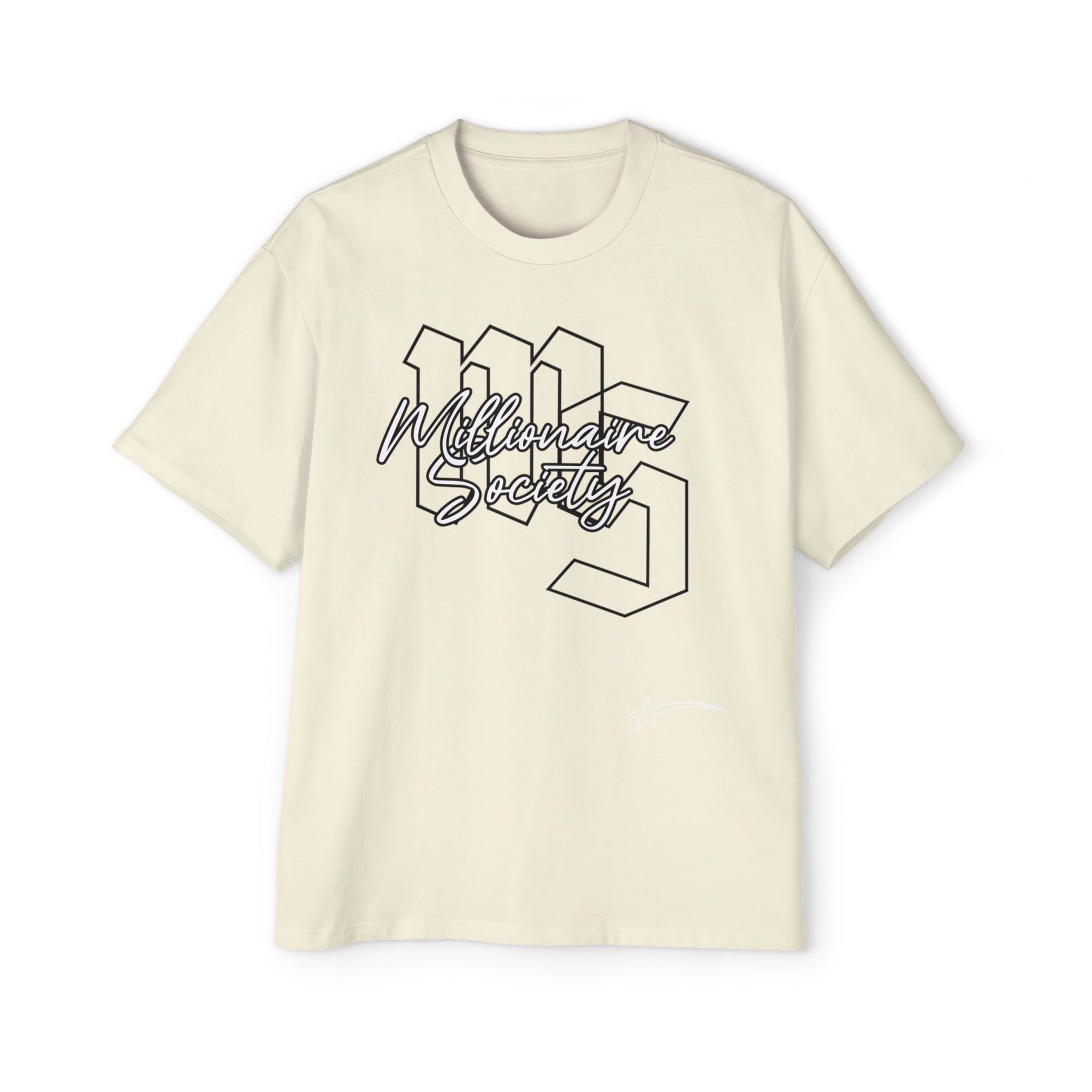 Men's Oversized Tee - Millionaire Society Graphic Shirt