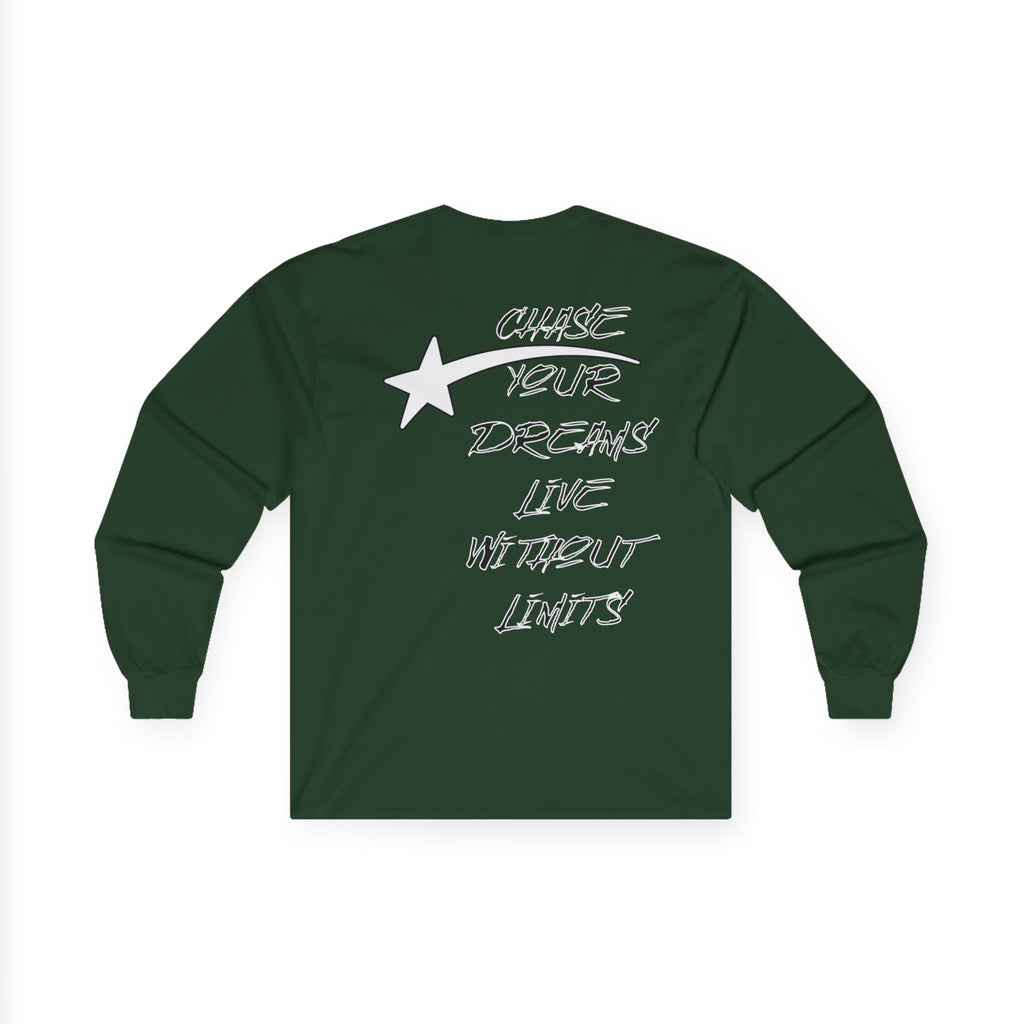 CHASE YOUR DREAMS Cotton Long Sleeve Tee