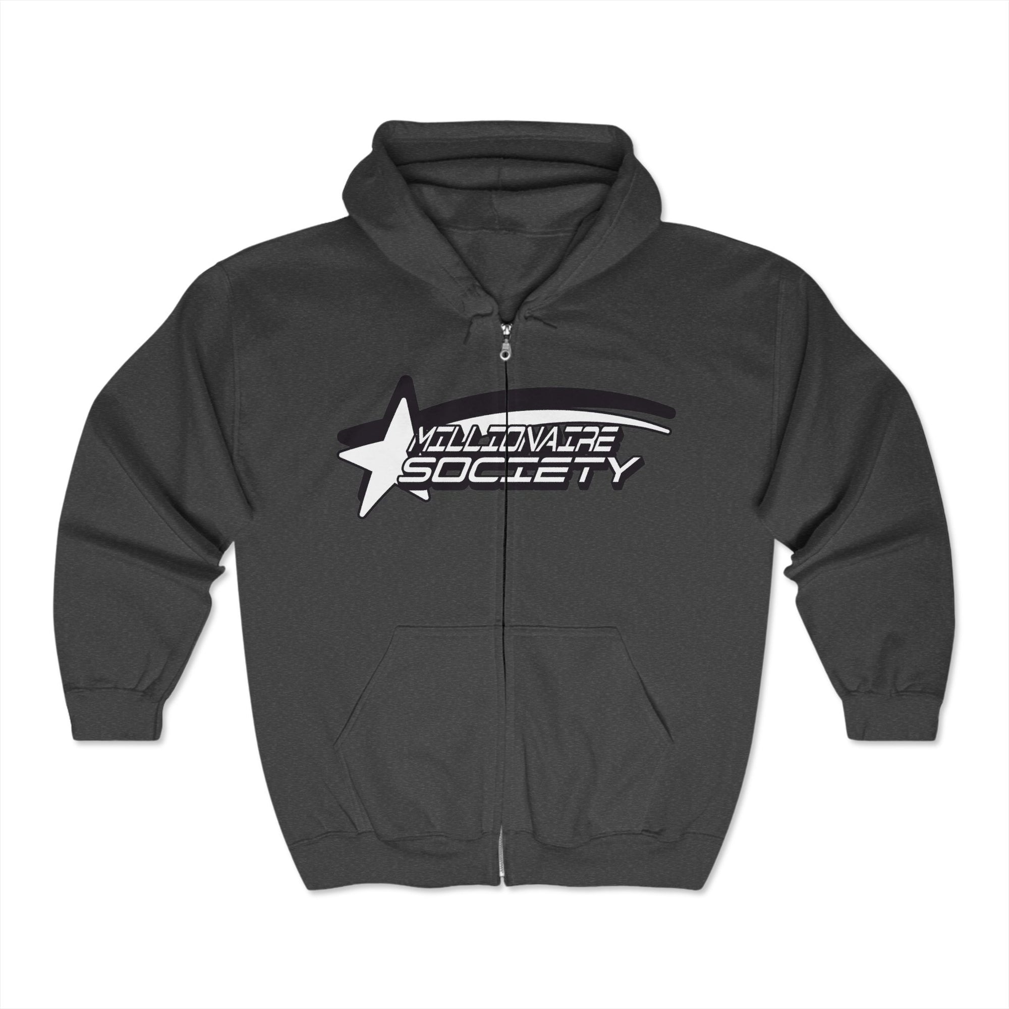 MILLIONAIRE Full Zip Hooded Sweatshirt