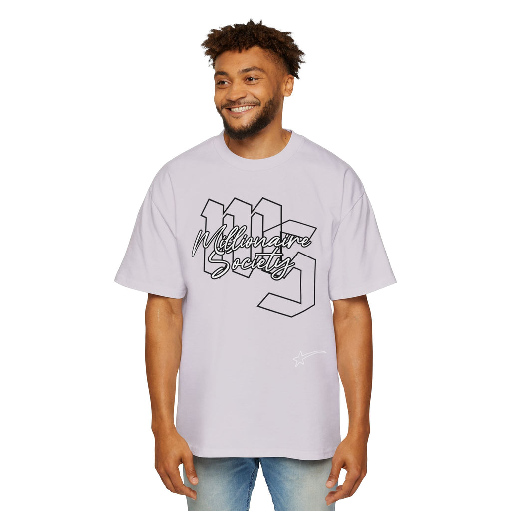 Men's Oversized Tee - Millionaire Society Graphic Shirt