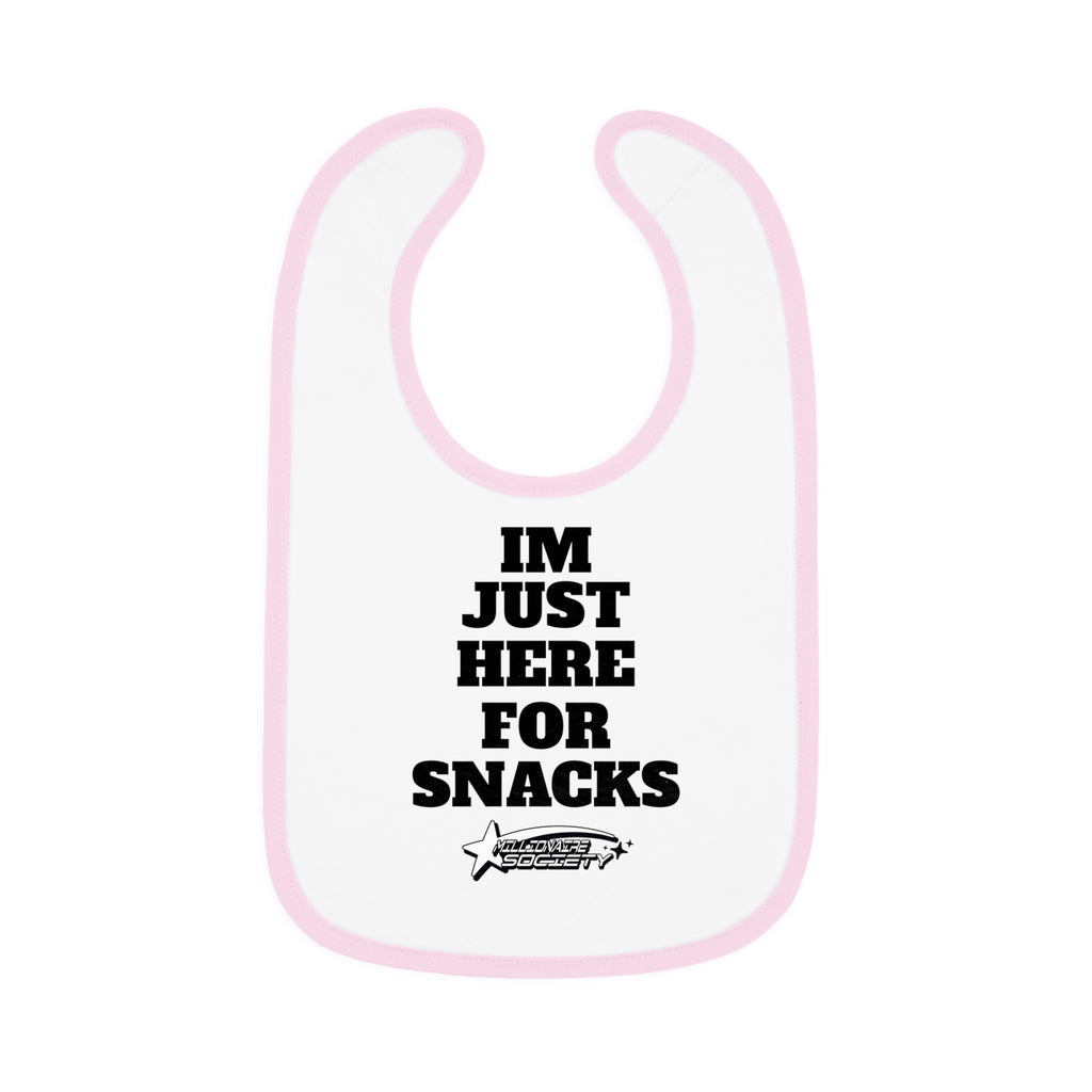 Baby Contrast Trim Jersey Bib