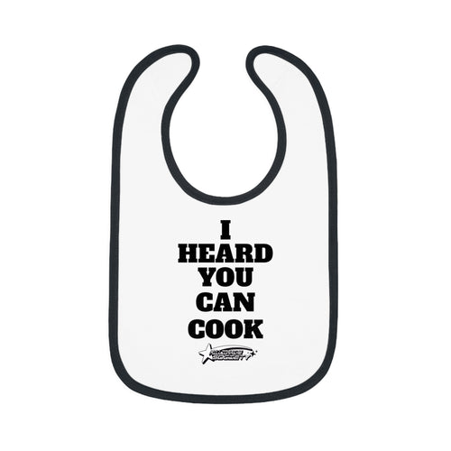 Baby Contrast Trim Jersey Bib