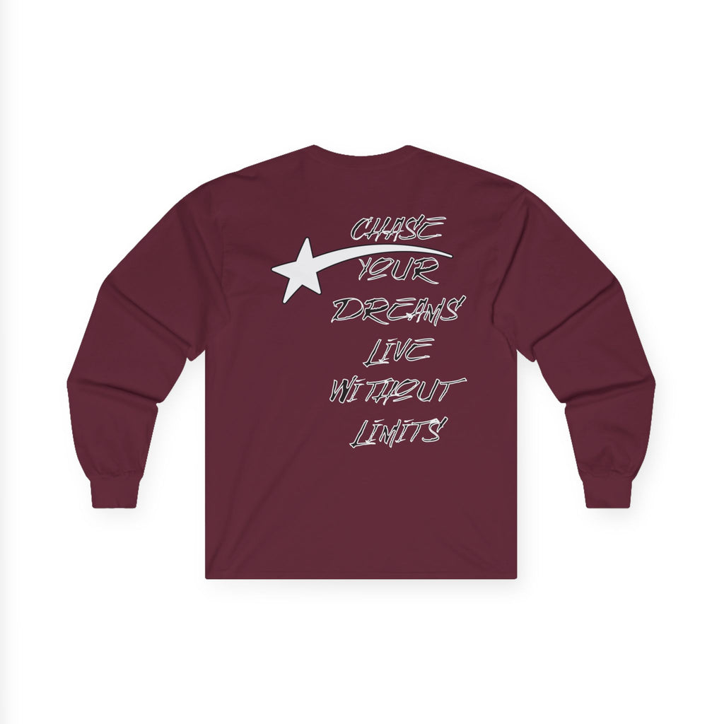 CHASE YOUR DREAMS Cotton Long Sleeve Tee