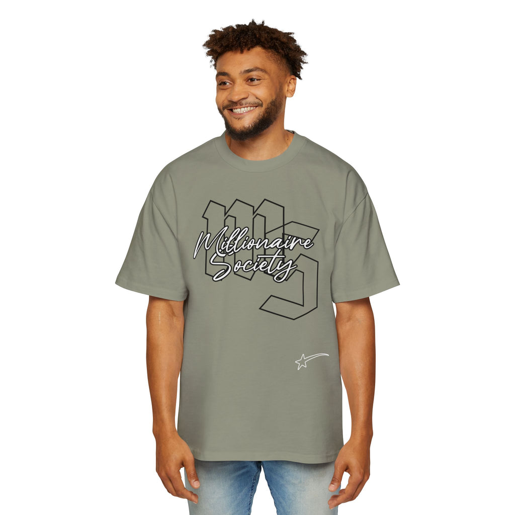 Men's Oversized Tee - Millionaire Society Graphic Shirt