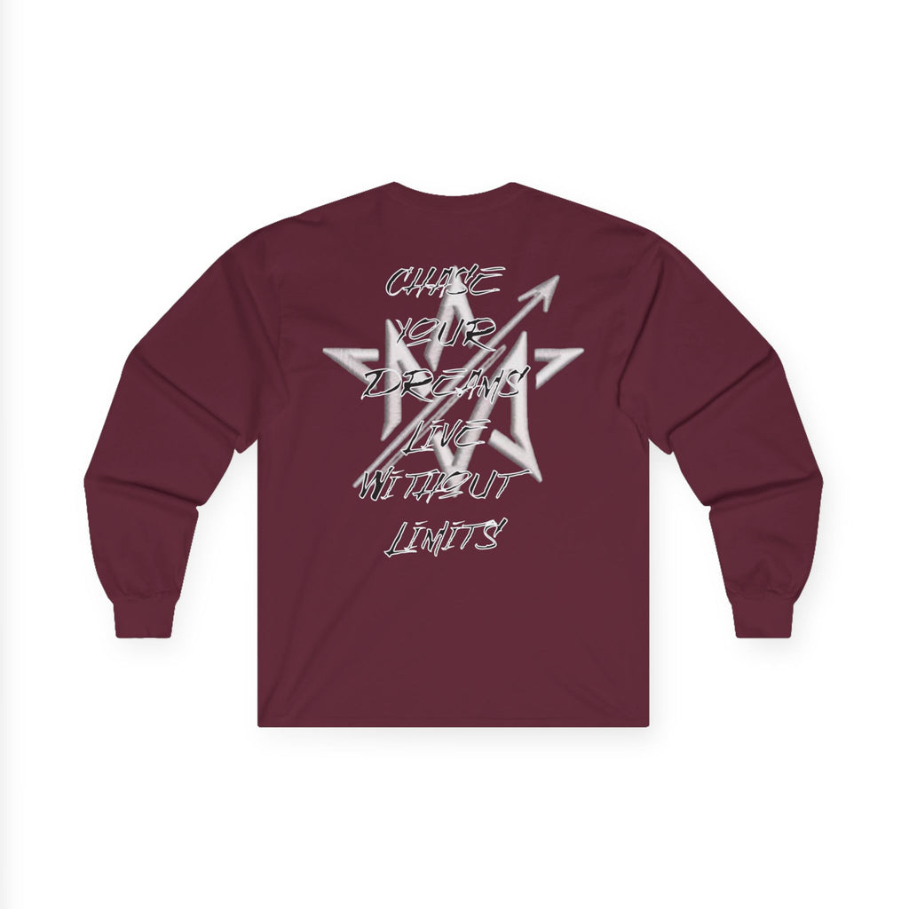 CHASE YOUR DREAMS Cotton Long Sleeve Tee