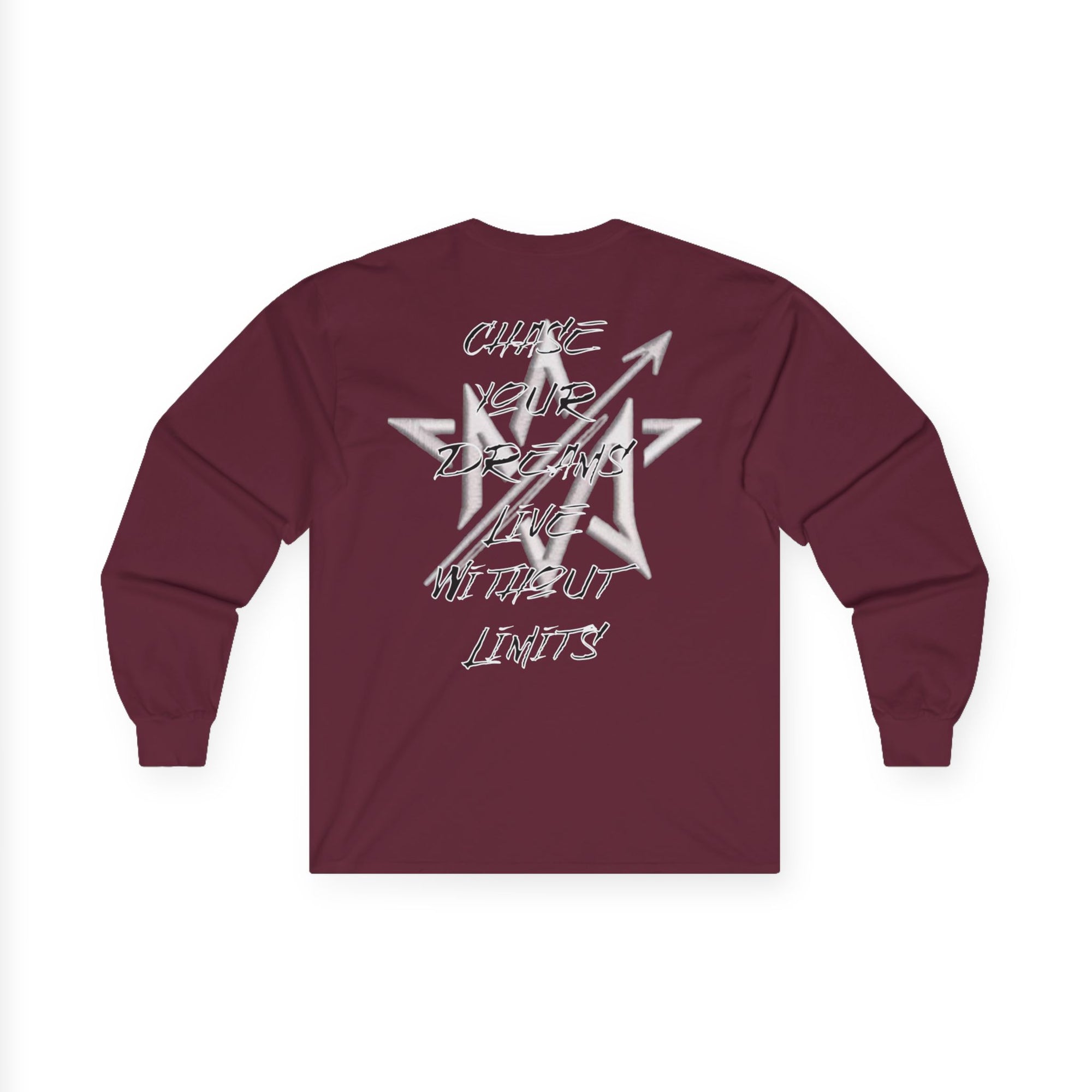 CHASE YOUR DREAMS Cotton Long Sleeve Tee