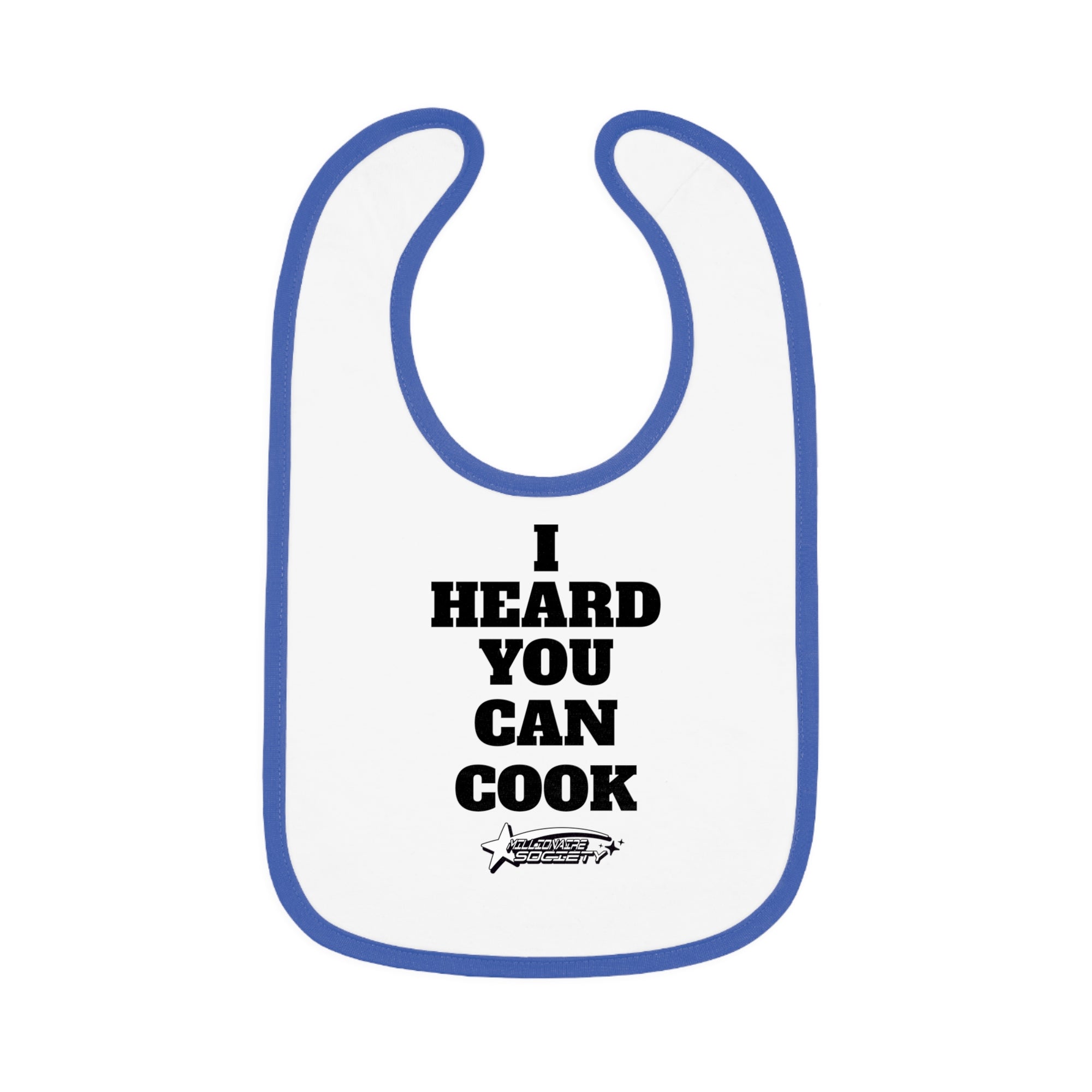 Baby Contrast Trim Jersey Bib