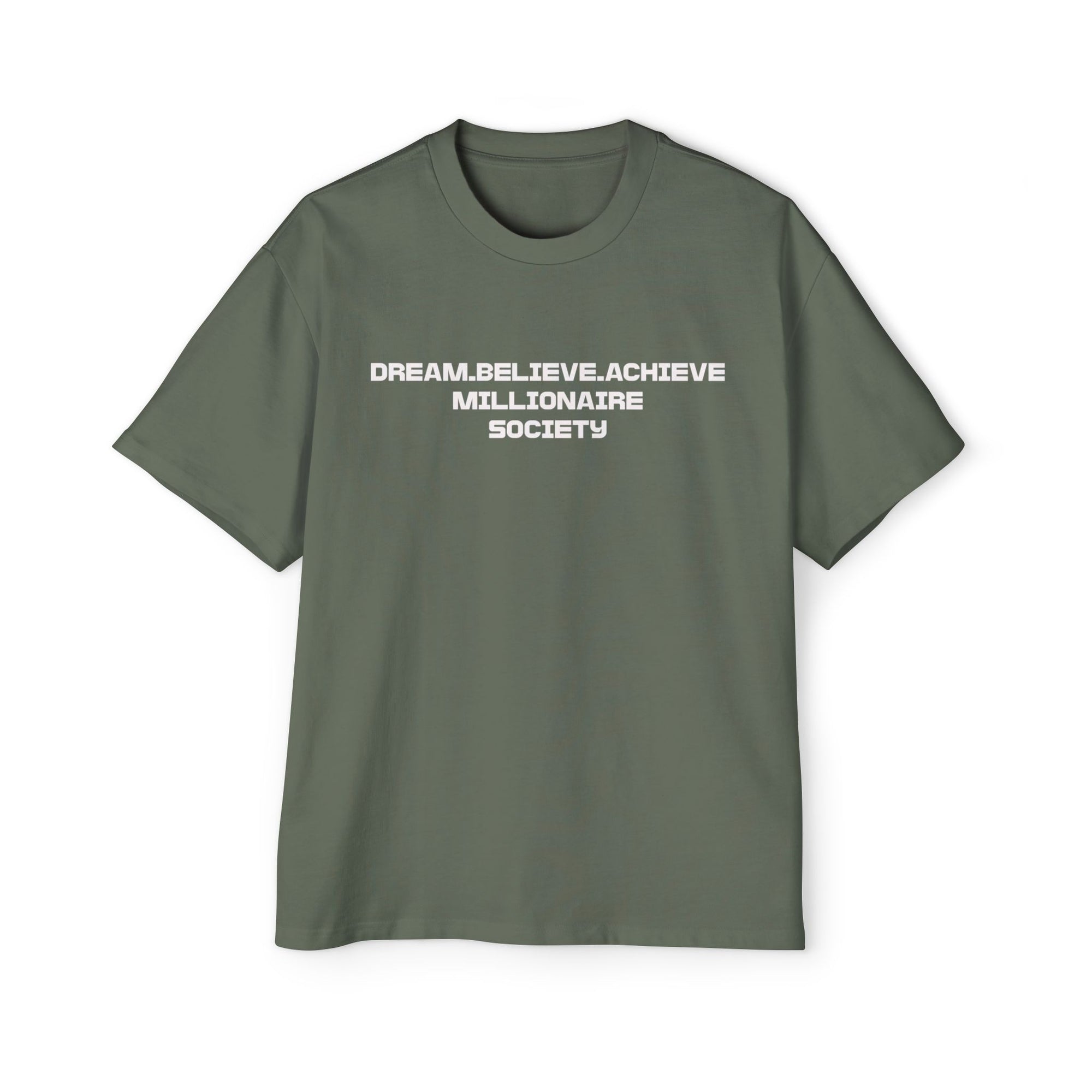 Dream Big Oversized Tee - Millionaire Society Graphic T-Shirt