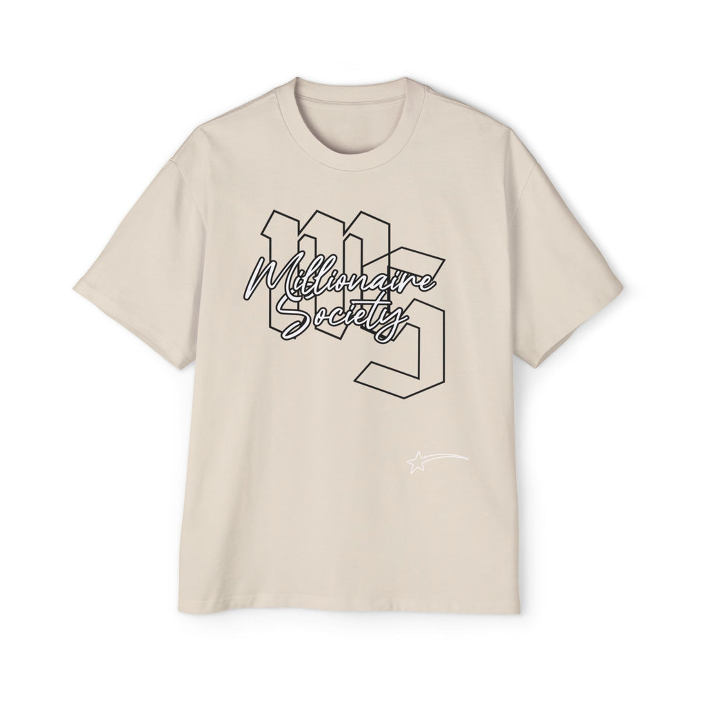 Men's Oversized Tee - Millionaire Society Graphic Shirt
