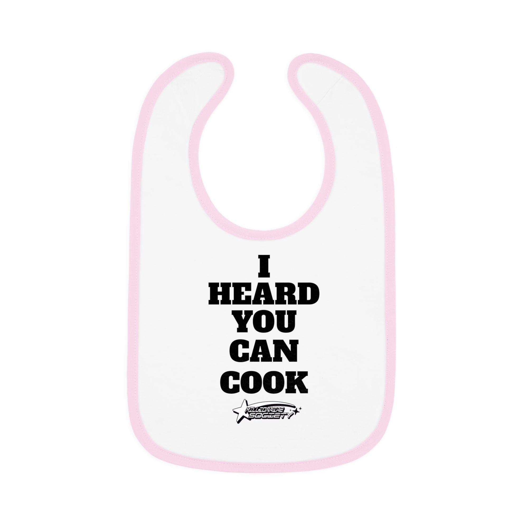 Baby Contrast Trim Jersey Bib