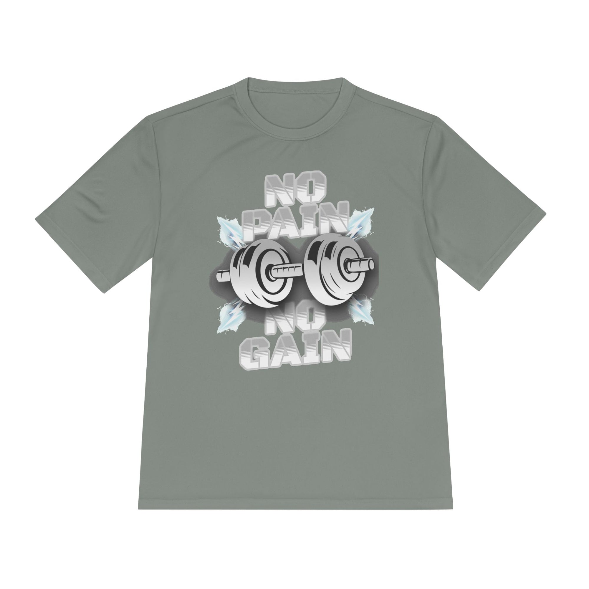 NO PAIN NO GAIN Unisex Moisture Wicking Tee