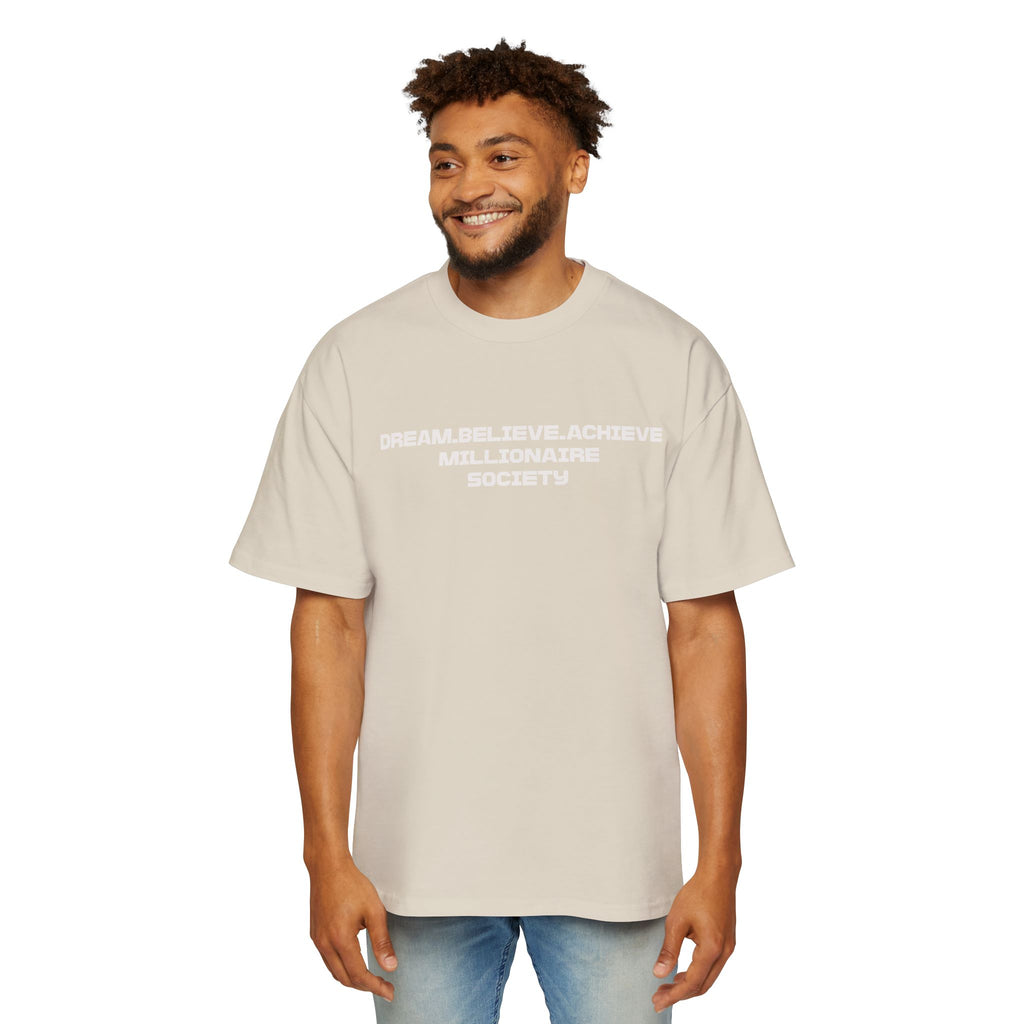 Dream Big Oversized Tee - Millionaire Society Graphic T-Shirt