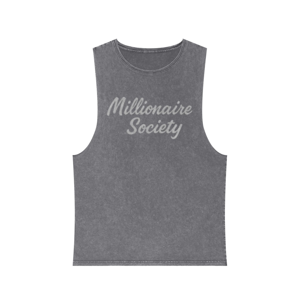 MILLIONAIRE Stonewash Tank Top