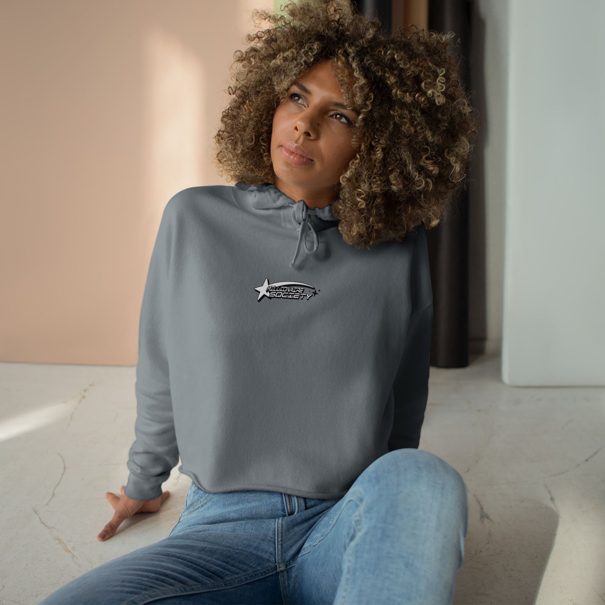 CHASING DREAMS Crop Hoodie