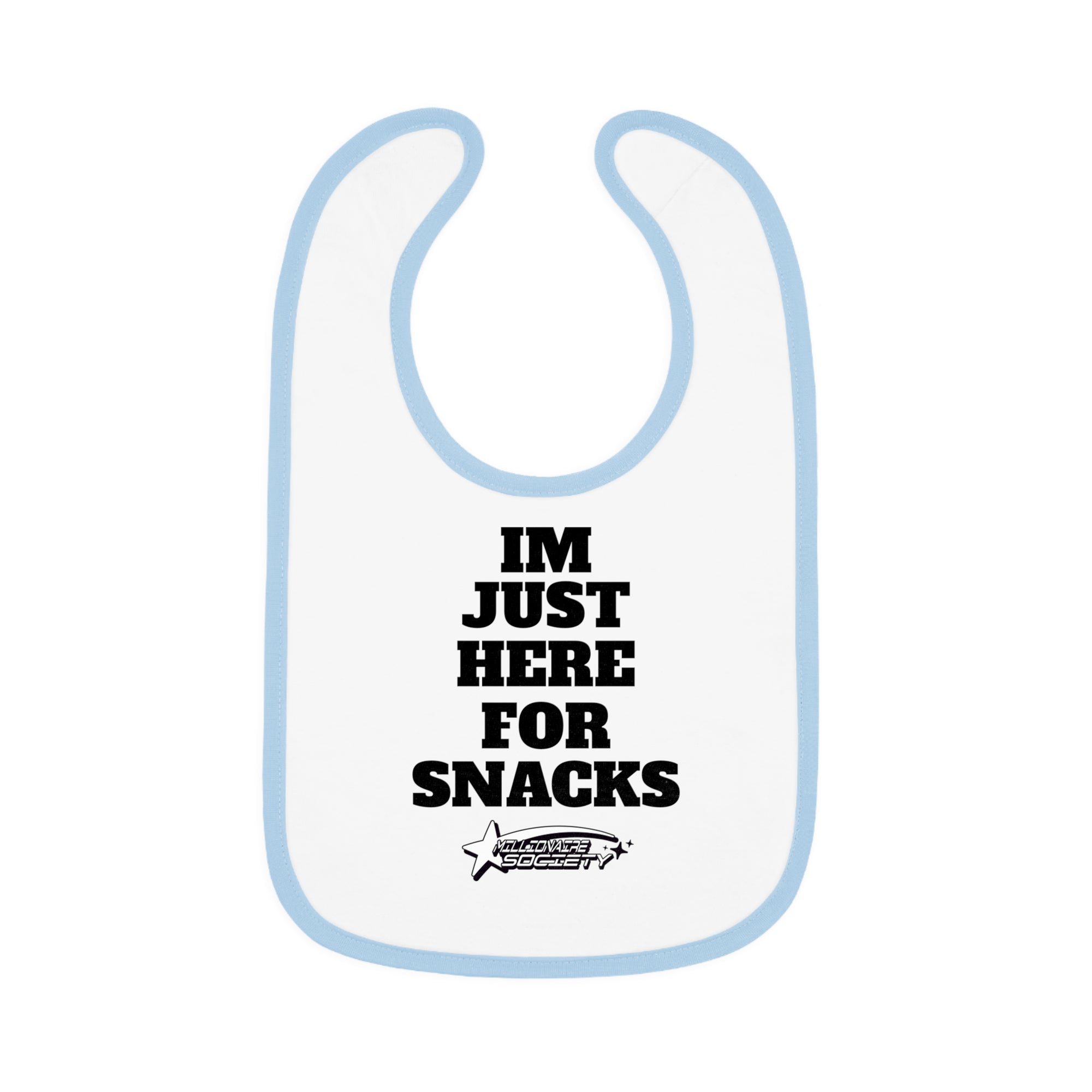 Baby Contrast Trim Jersey Bib