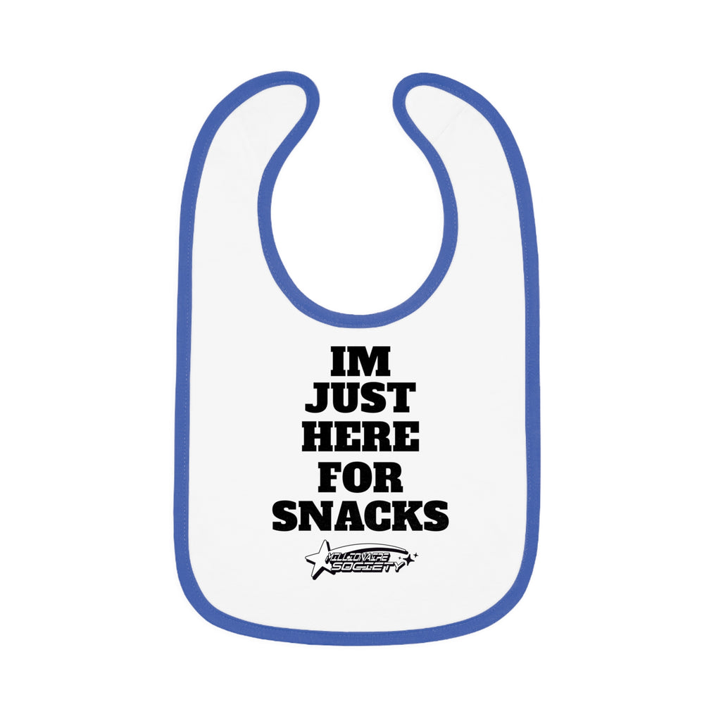 Baby Contrast Trim Jersey Bib