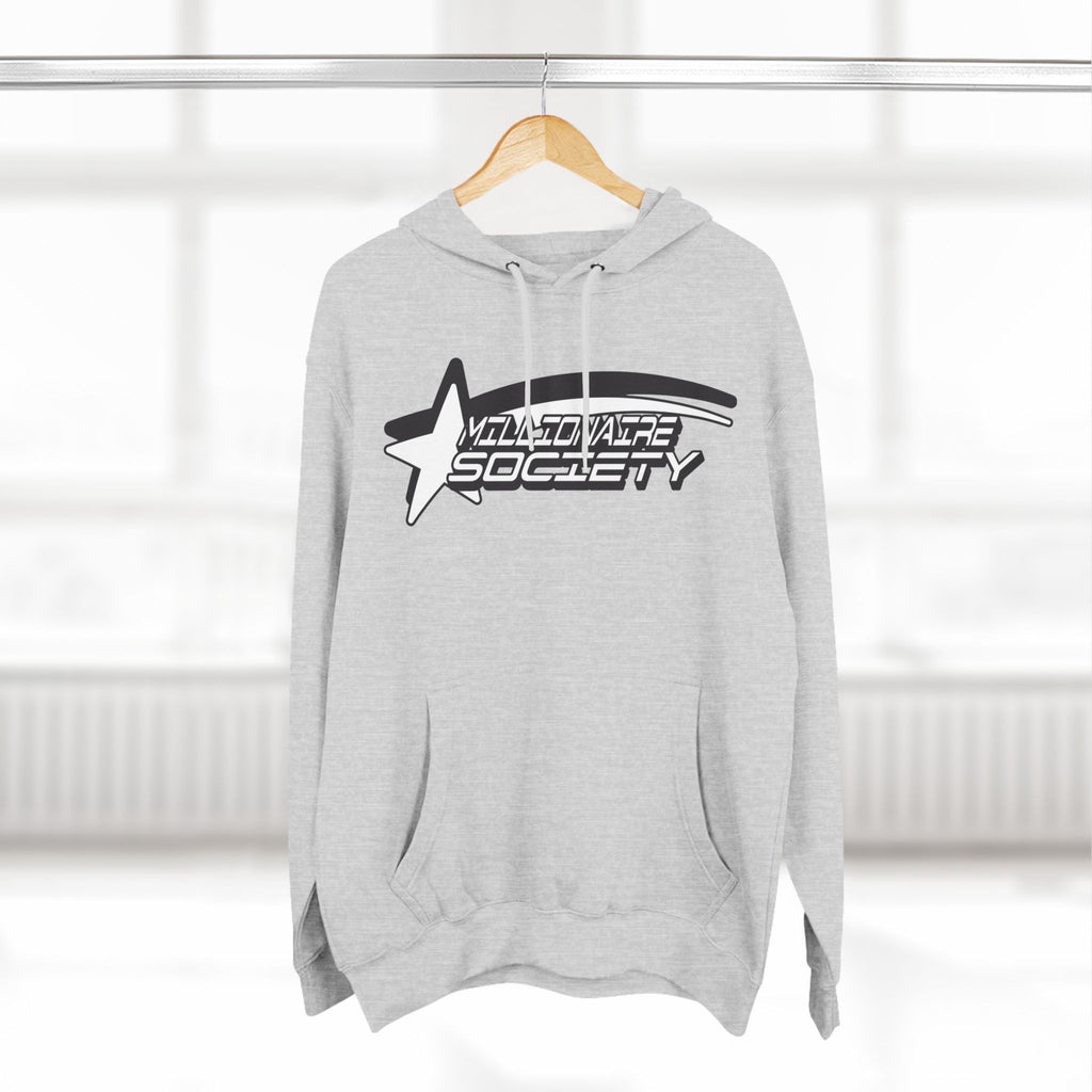MILLIONAIRE Three-Panel Fleece Hoodie