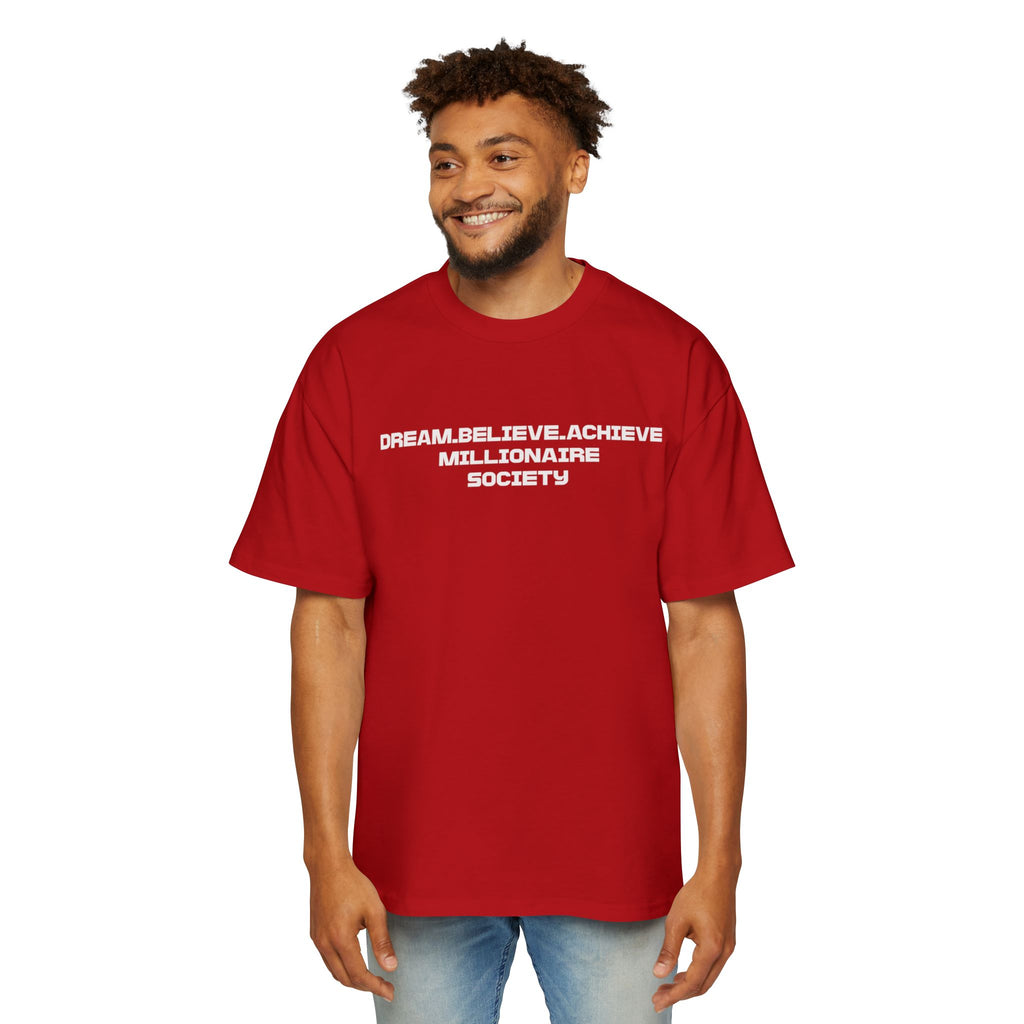Dream Big Oversized Tee - Millionaire Society Graphic T-Shirt