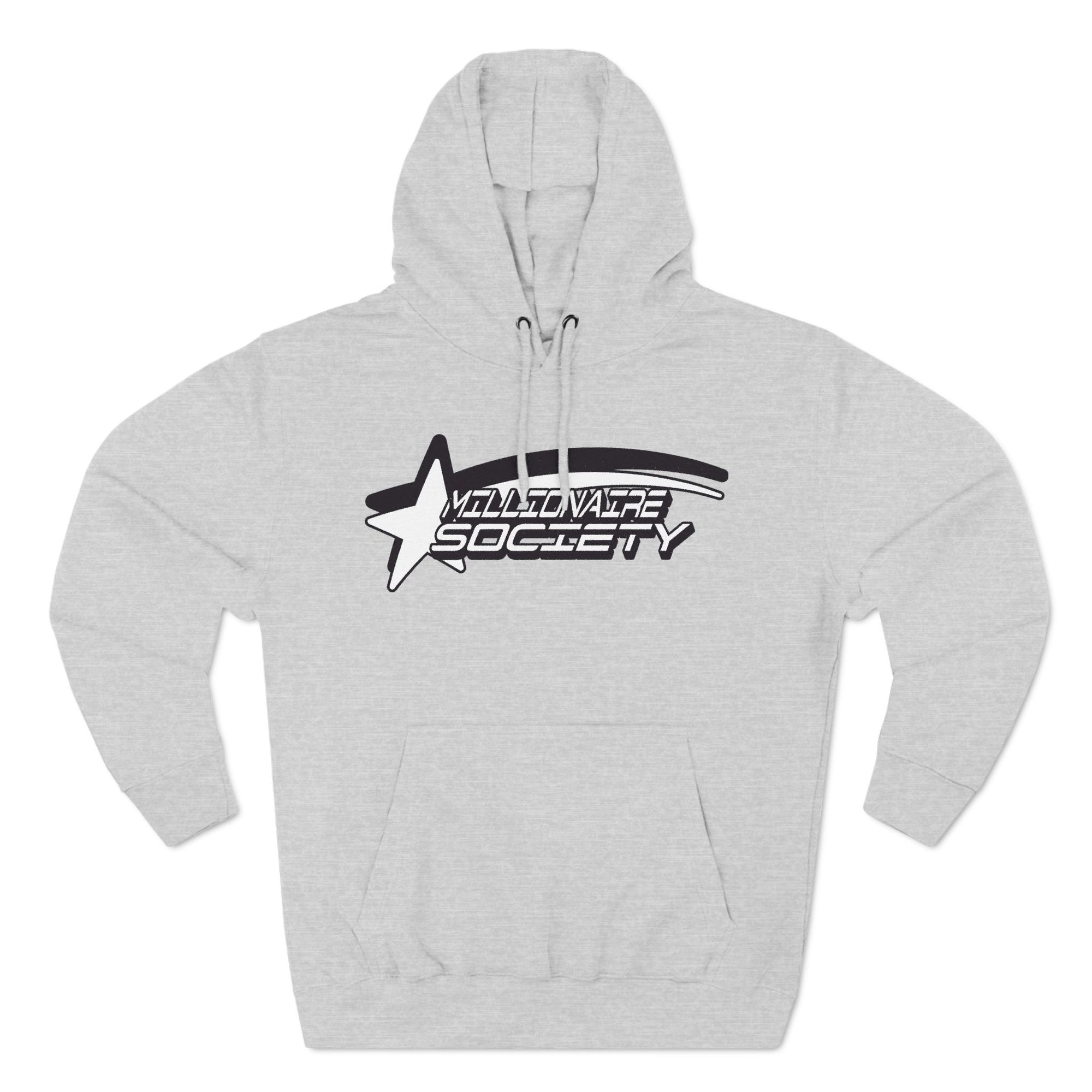 MILLIONAIRE Three-Panel Fleece Hoodie