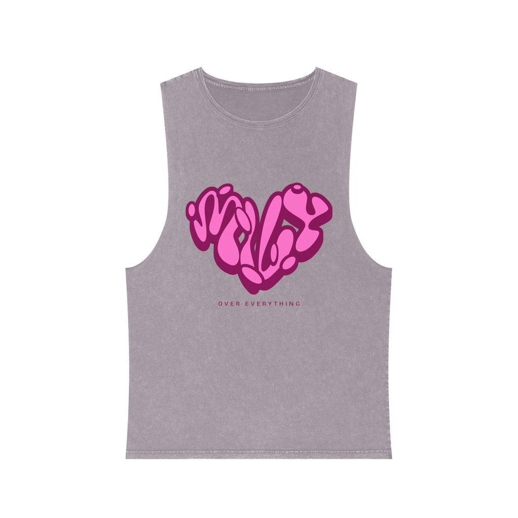 LOVE Stonewash Tank Top