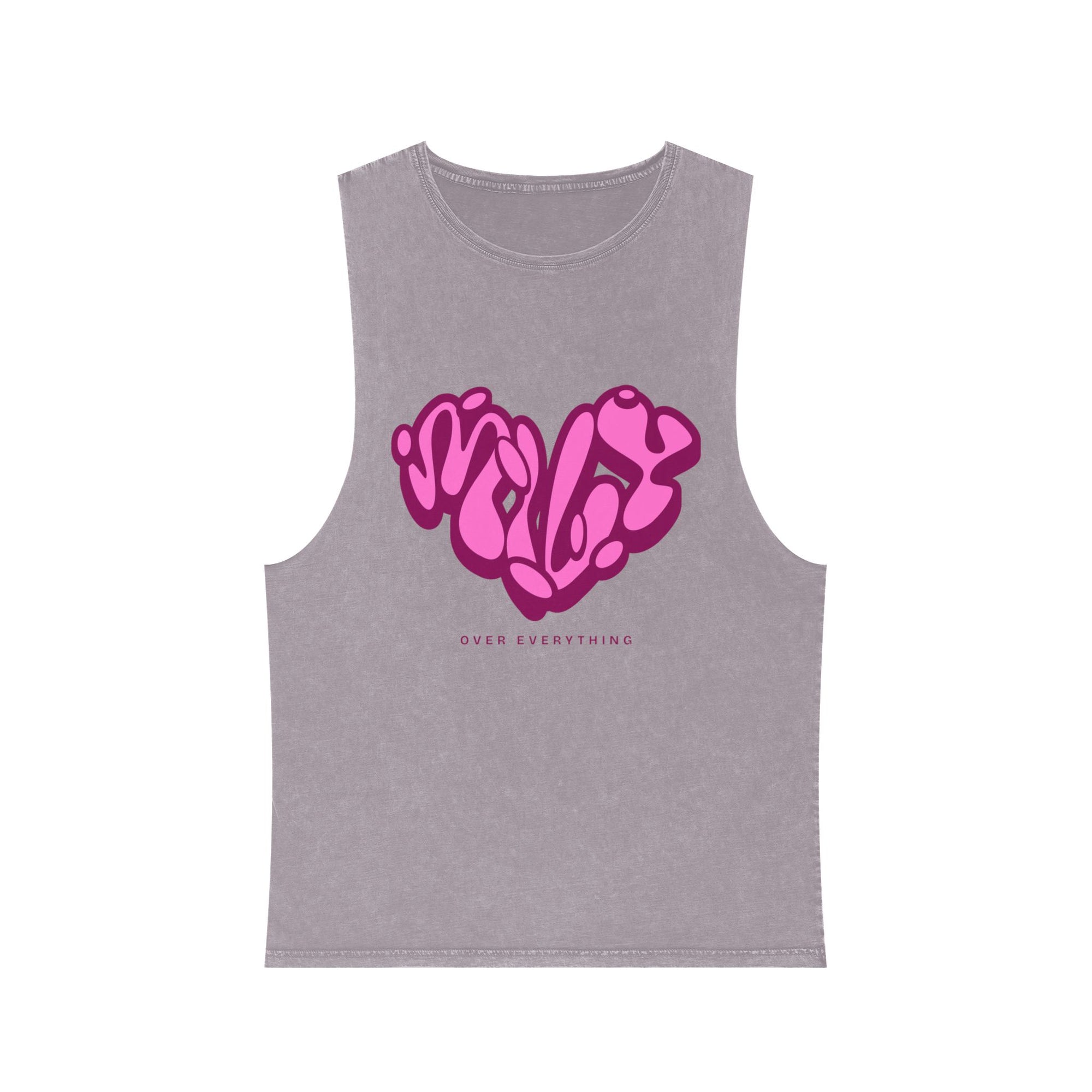 LOVE Stonewash Tank Top