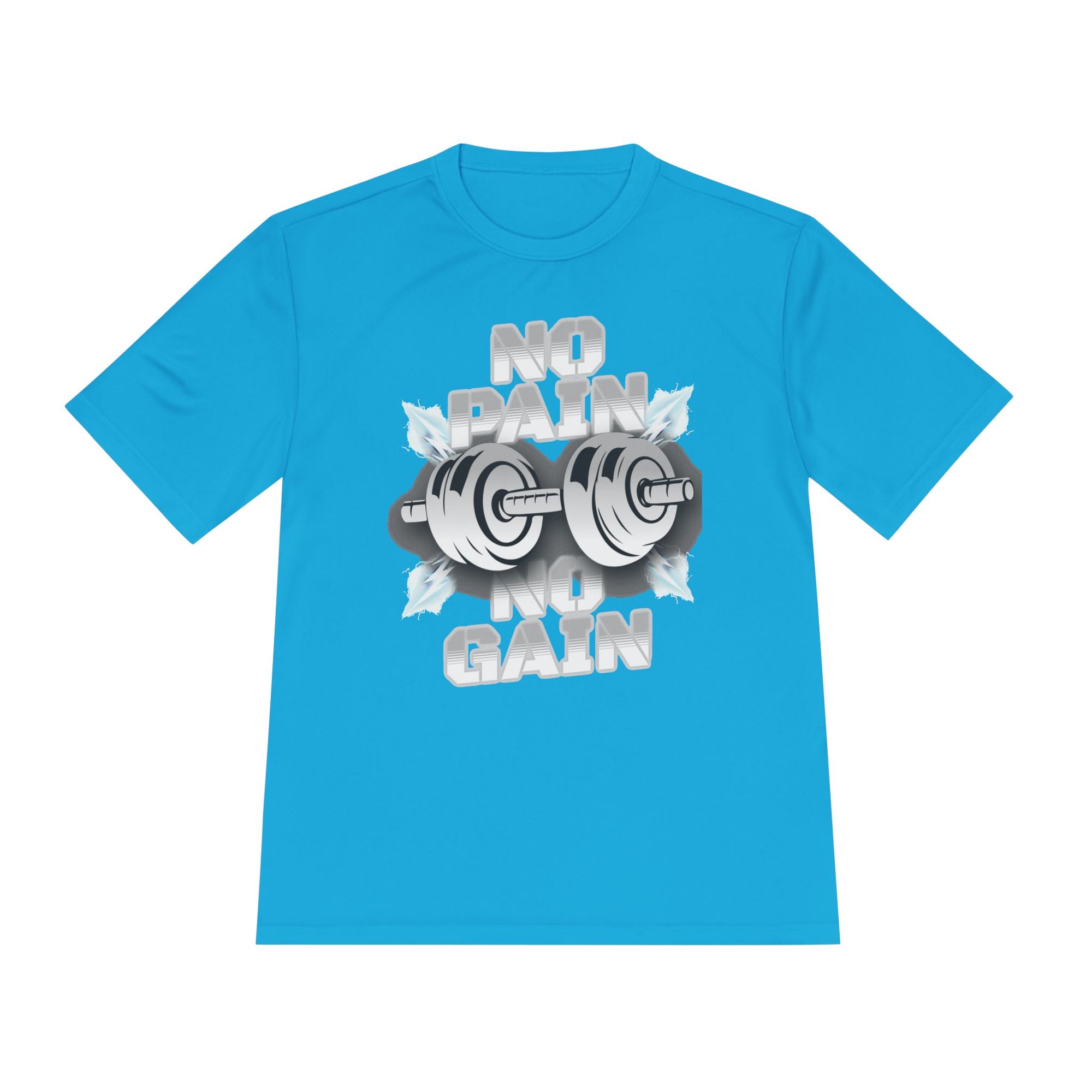 NO PAIN NO GAIN Unisex Moisture Wicking Tee