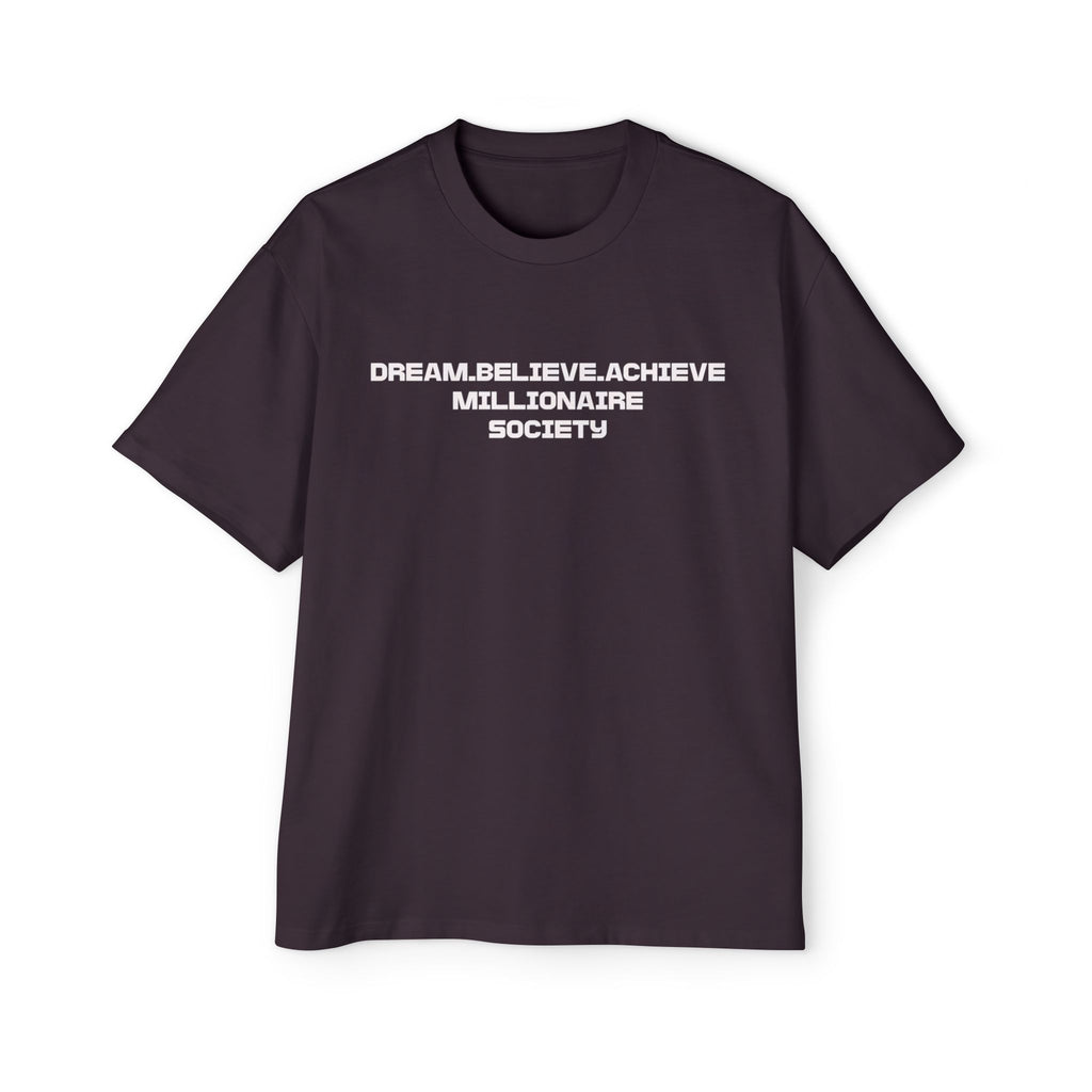 Dream Big Oversized Tee - Millionaire Society Graphic T-Shirt