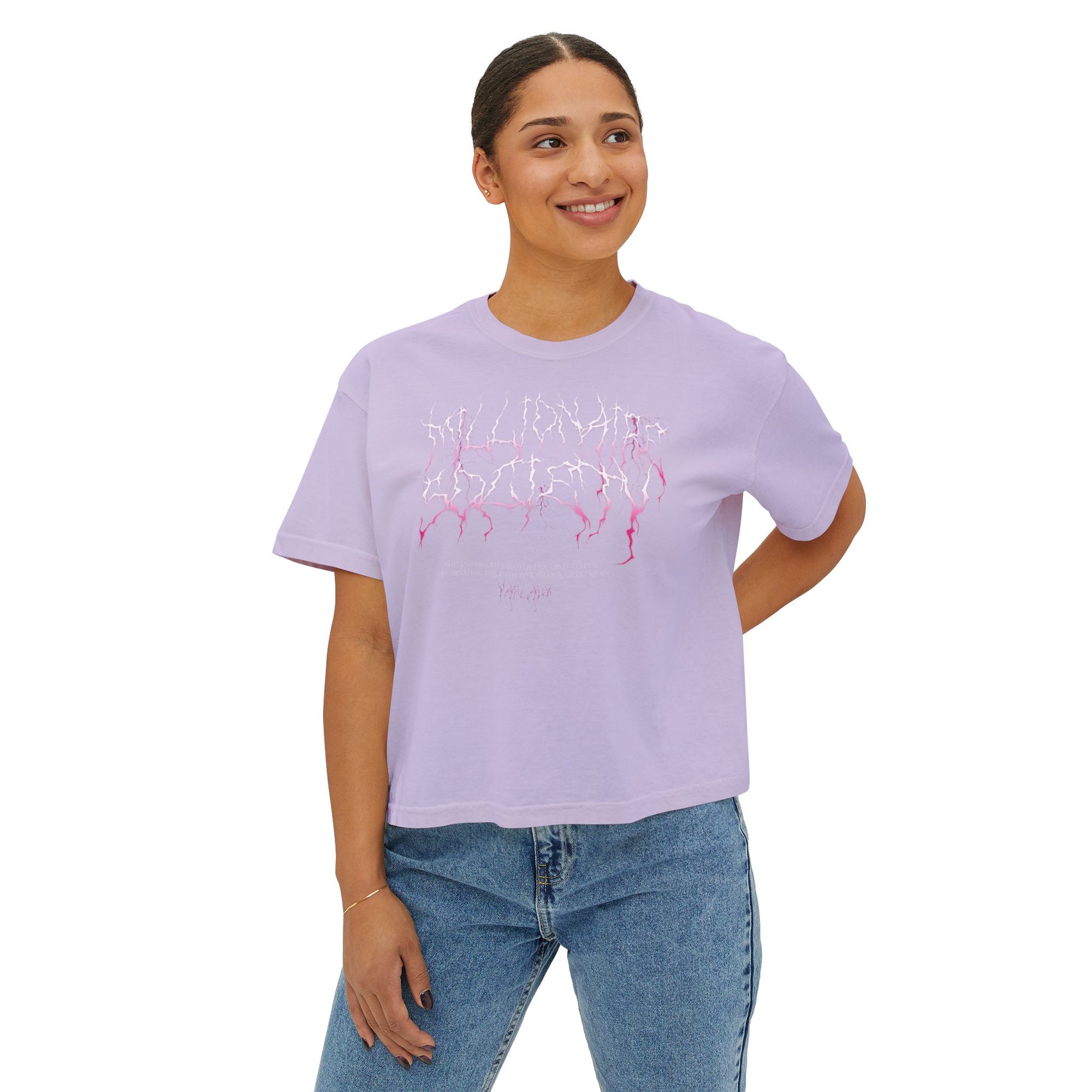 LIGHTIN Women's Boxy Tee