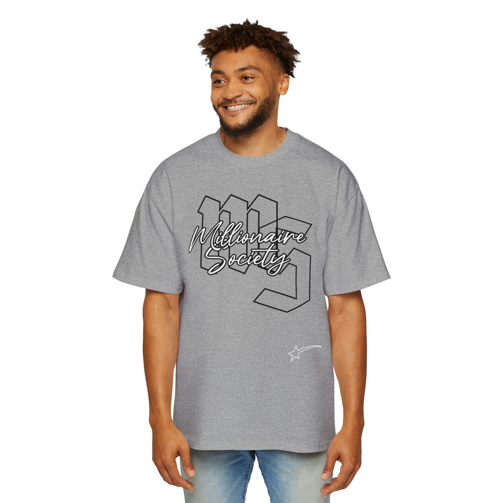 Men's Oversized Tee - Millionaire Society Graphic Shirt