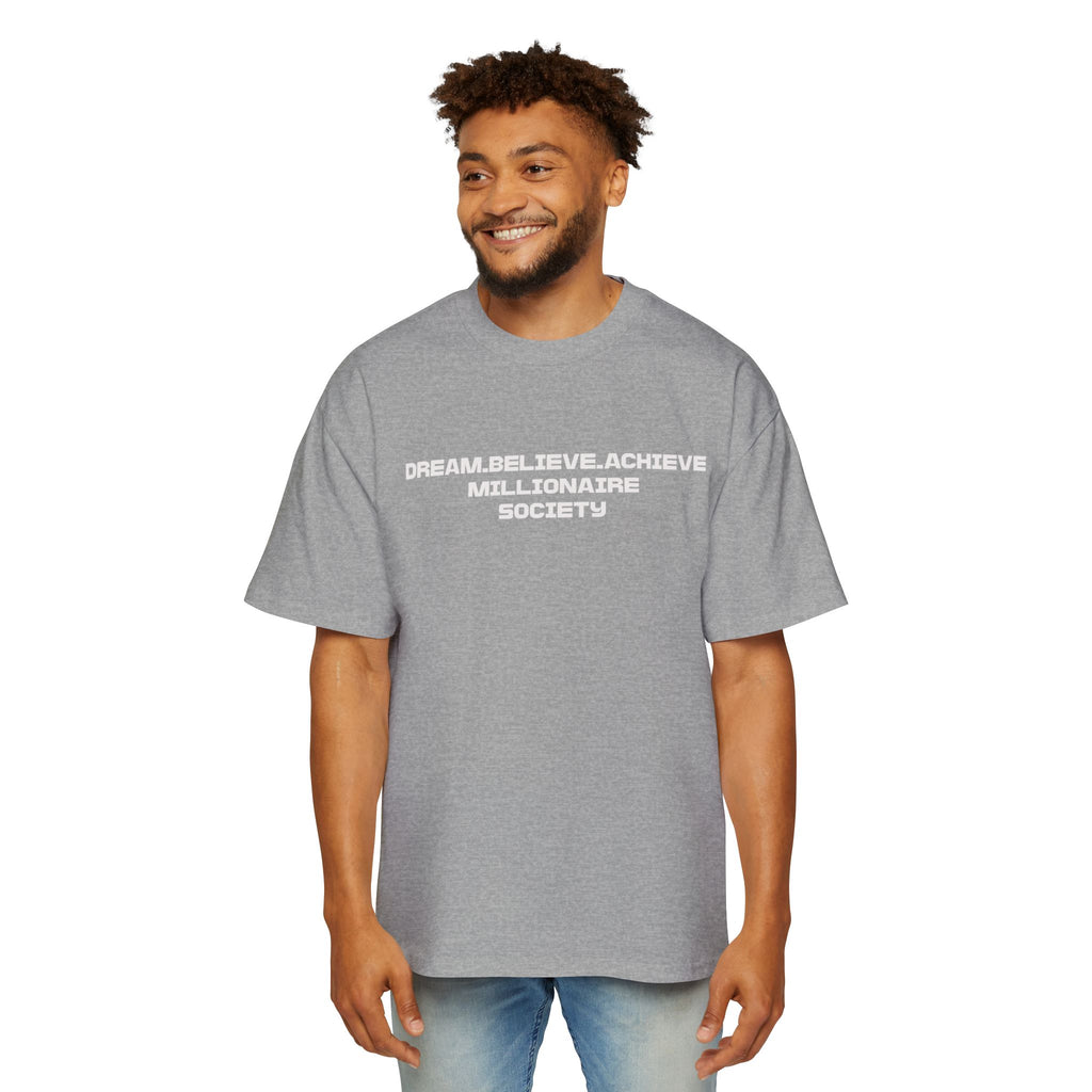Dream Big Oversized Tee - Millionaire Society Graphic T-Shirt