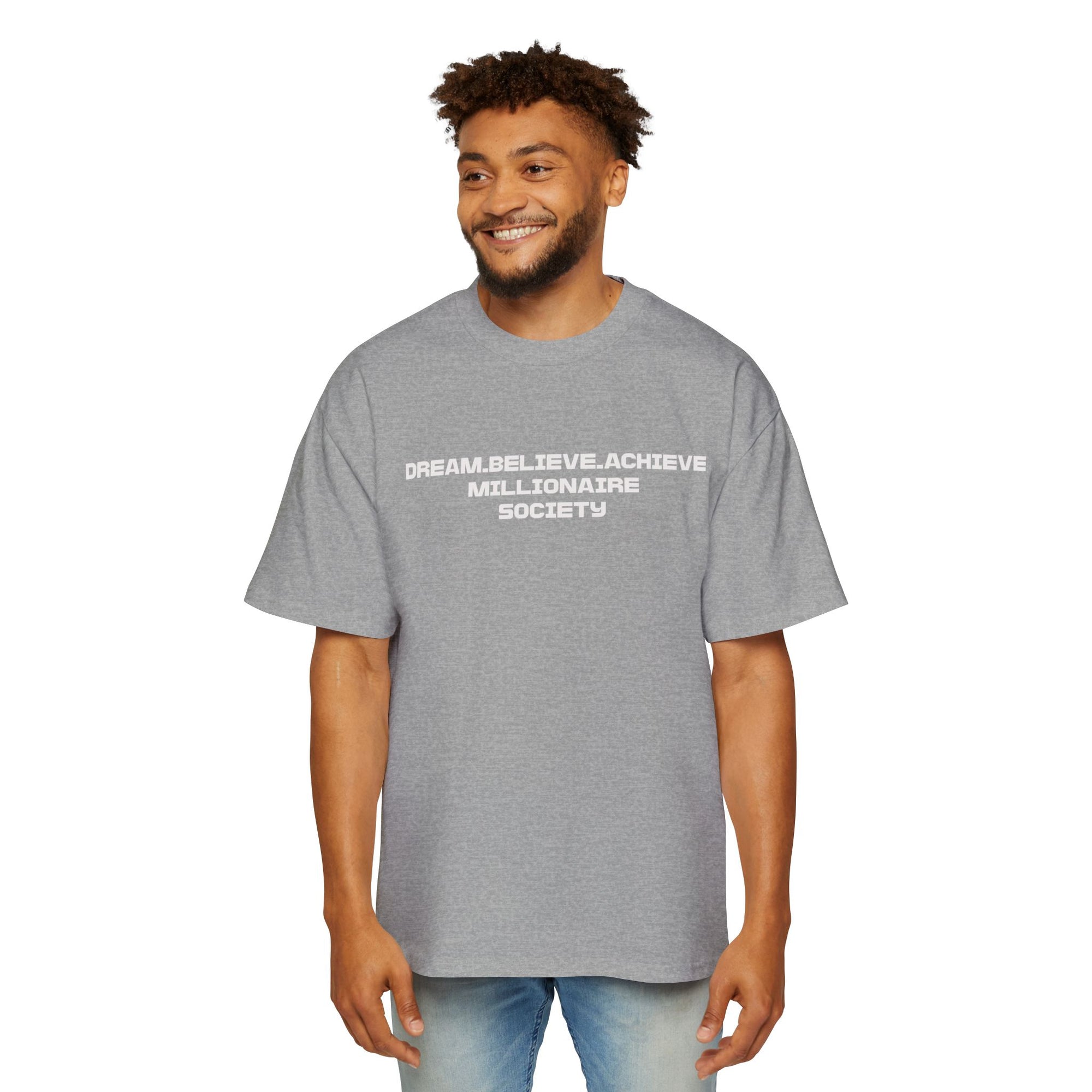 Dream Big Oversized Tee - Millionaire Society Graphic T-Shirt