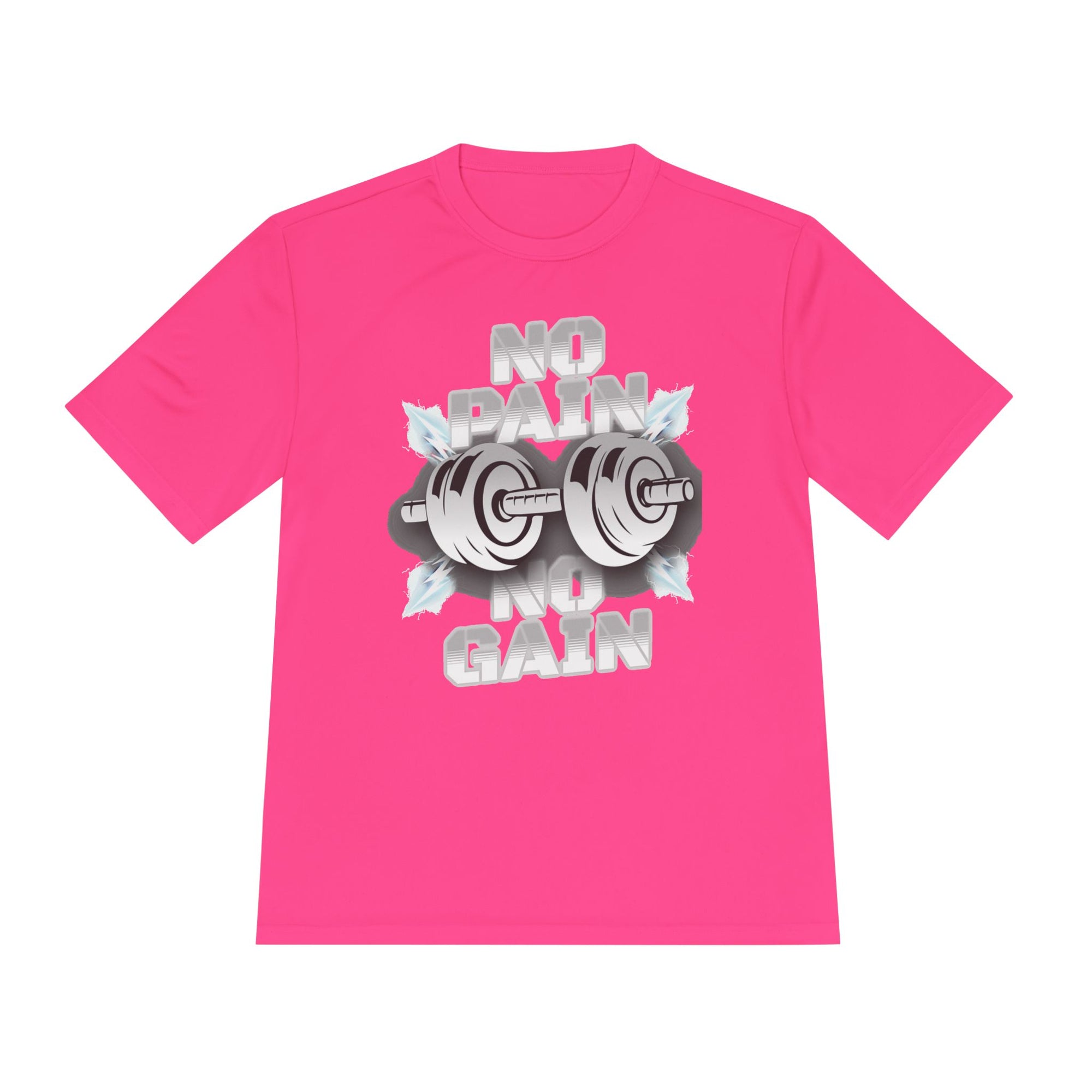 NO PAIN NO GAIN Unisex Moisture Wicking Tee