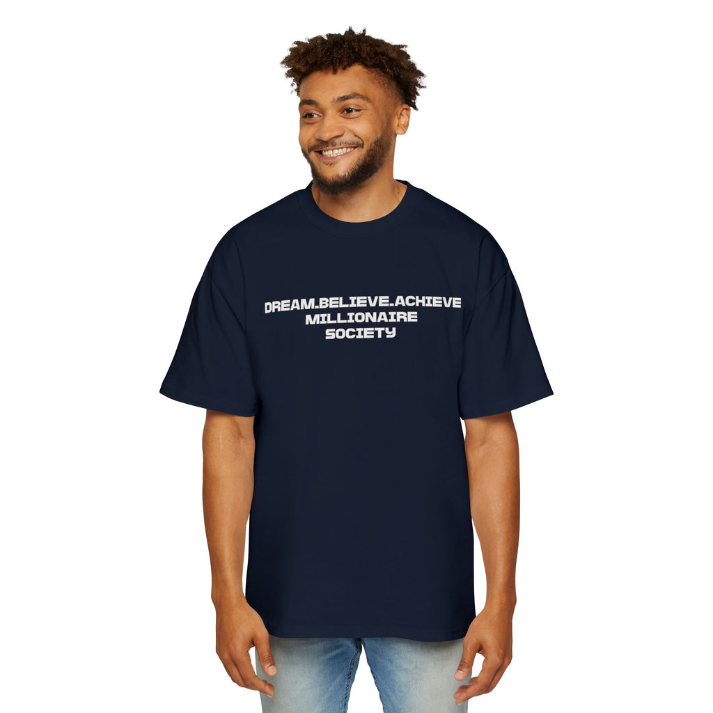 Dream Big Oversized Tee - Millionaire Society Graphic T-Shirt