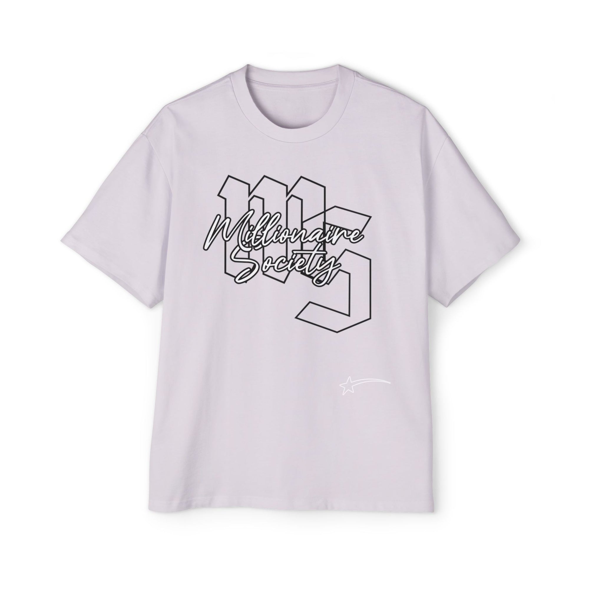 Men's Oversized Tee - Millionaire Society Graphic Shirt