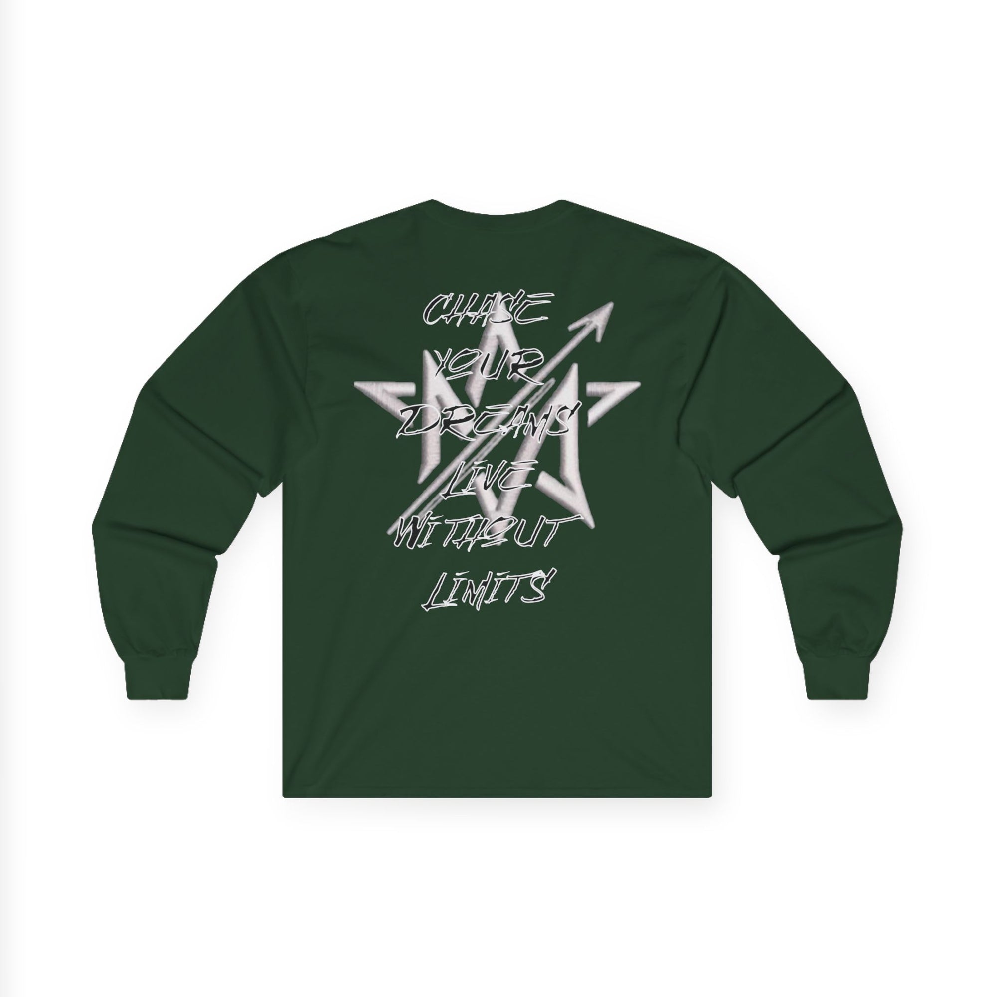 CHASE YOUR DREAMS Cotton Long Sleeve Tee