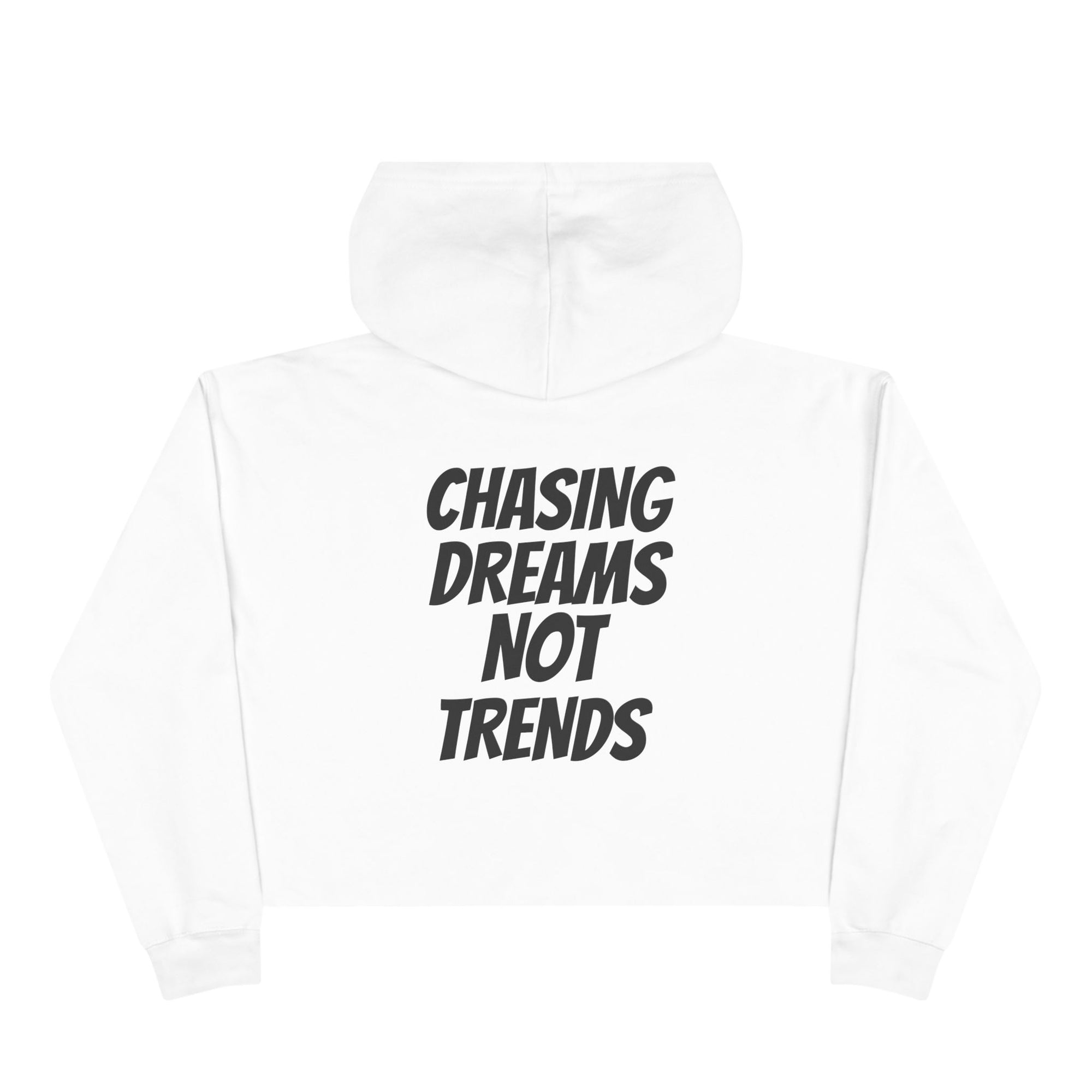 CHASING DREAMS Crop Hoodie