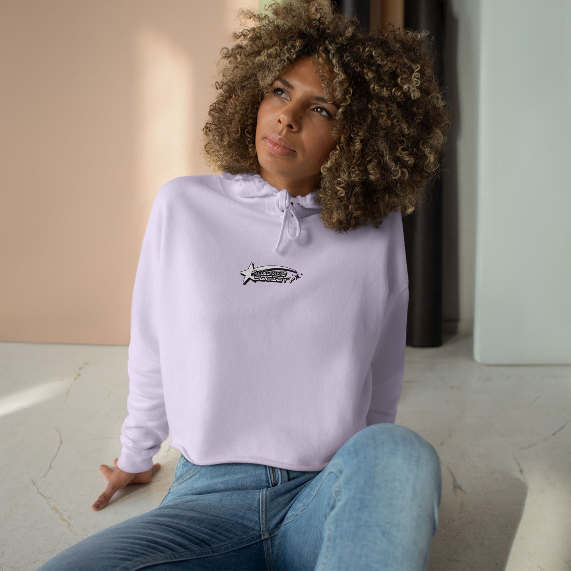 CHASING DREAMS Crop Hoodie