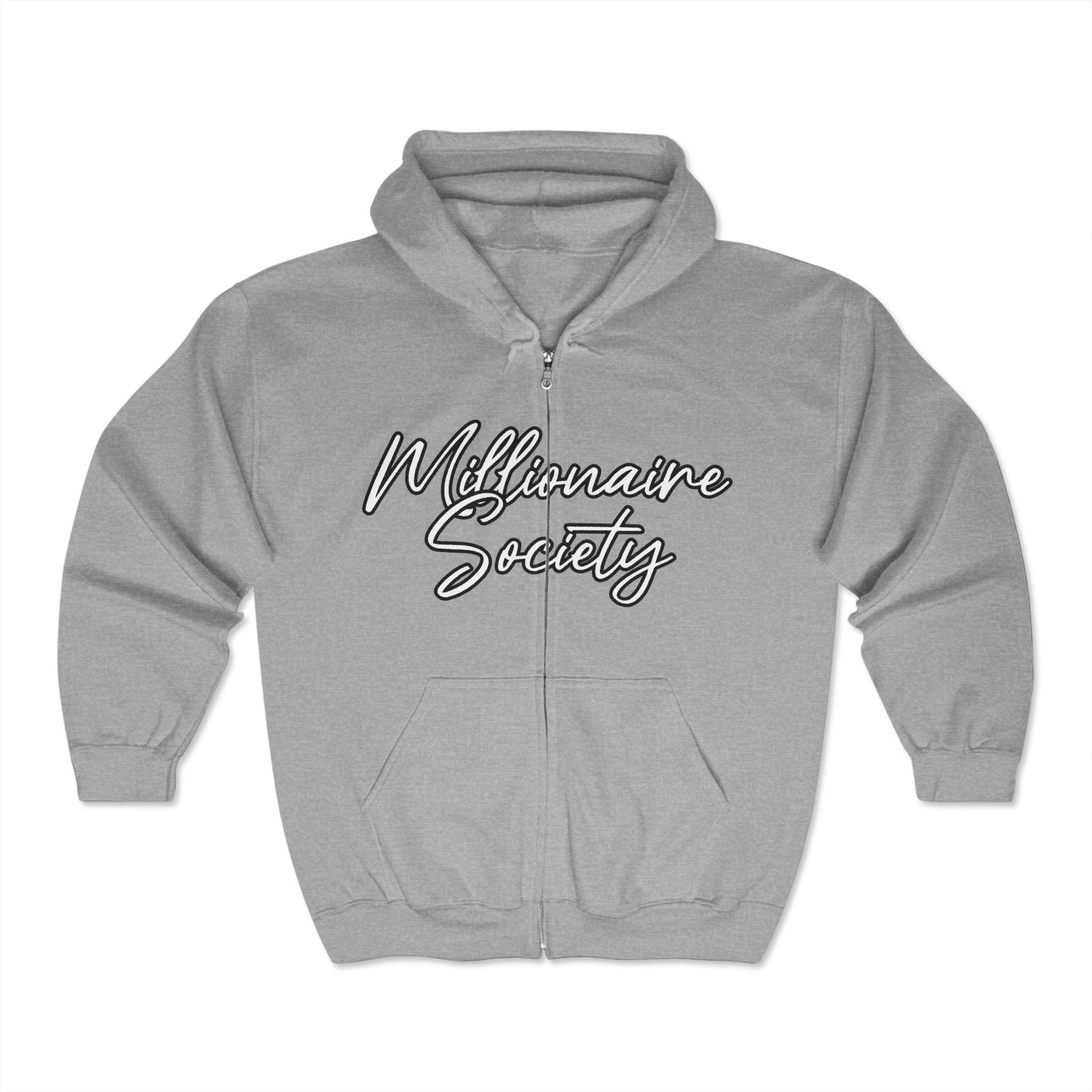 MILLIONAIRE Full Zip Hooded Sweatshirt