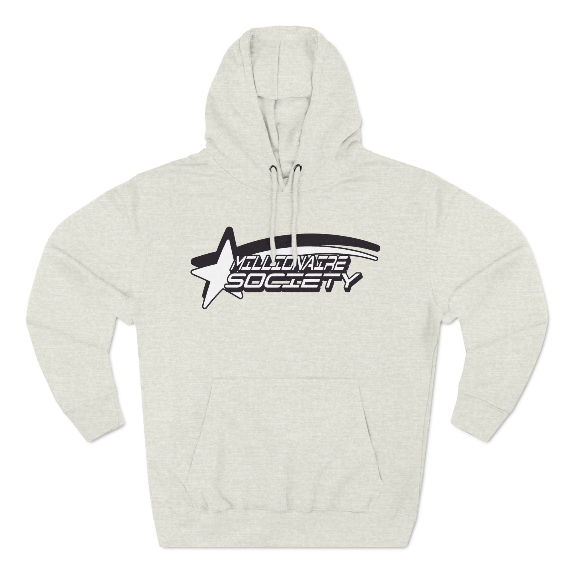 MILLIONAIRE Three-Panel Fleece Hoodie