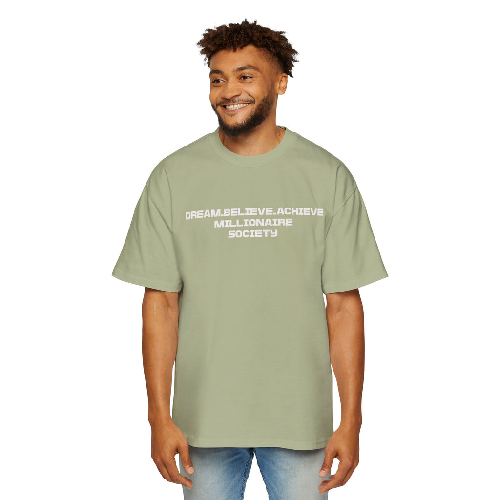 Dream Big Oversized Tee - Millionaire Society Graphic T-Shirt
