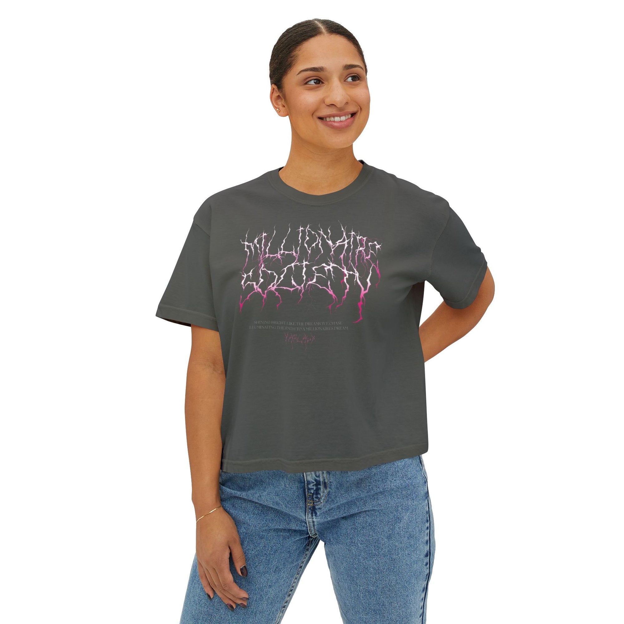 LIGHTIN Women's Boxy Tee
