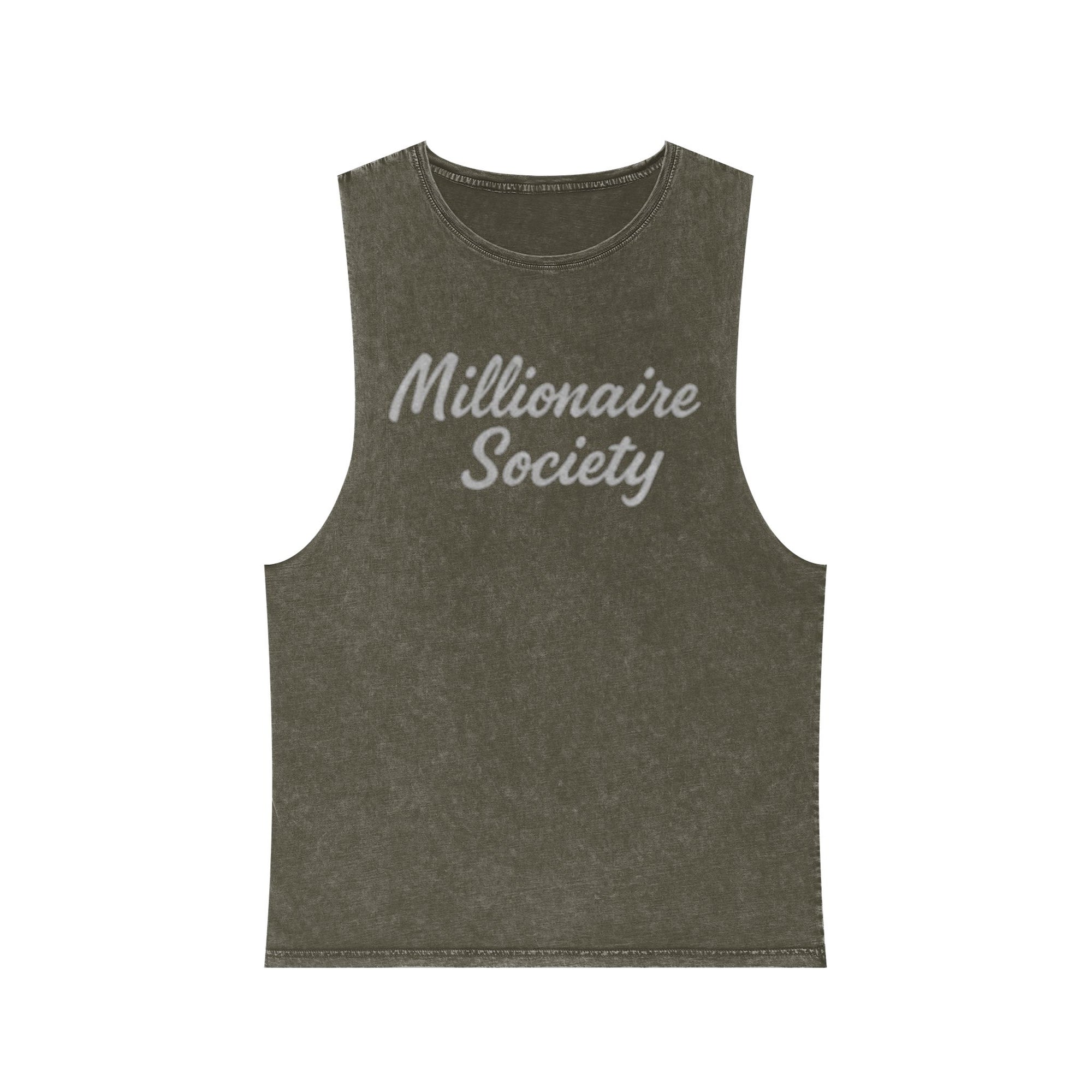 MILLIONAIRE Stonewash Tank Top