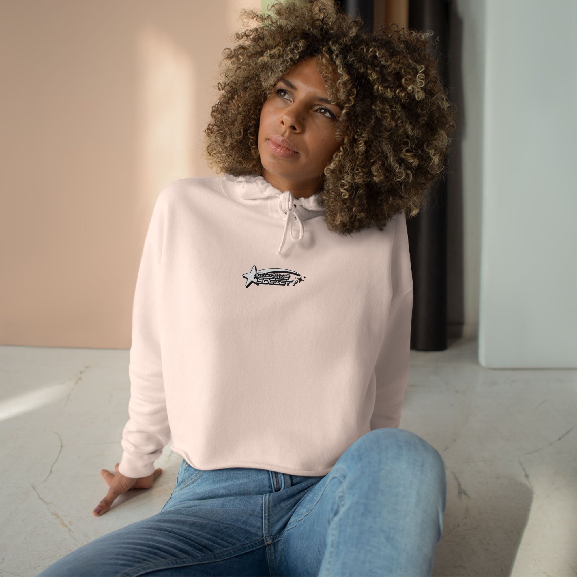 CHASING DREAMS Crop Hoodie