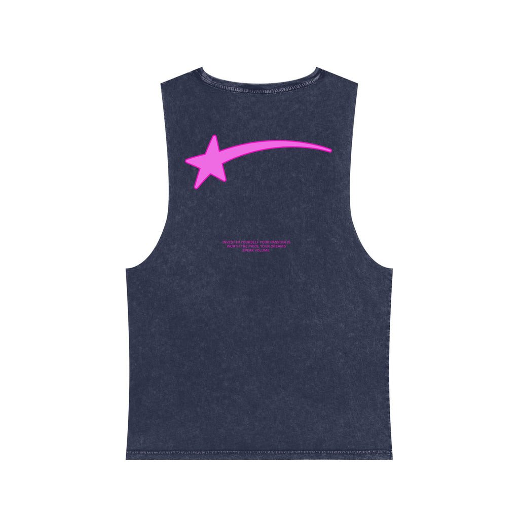 LOVE Stonewash Tank Top